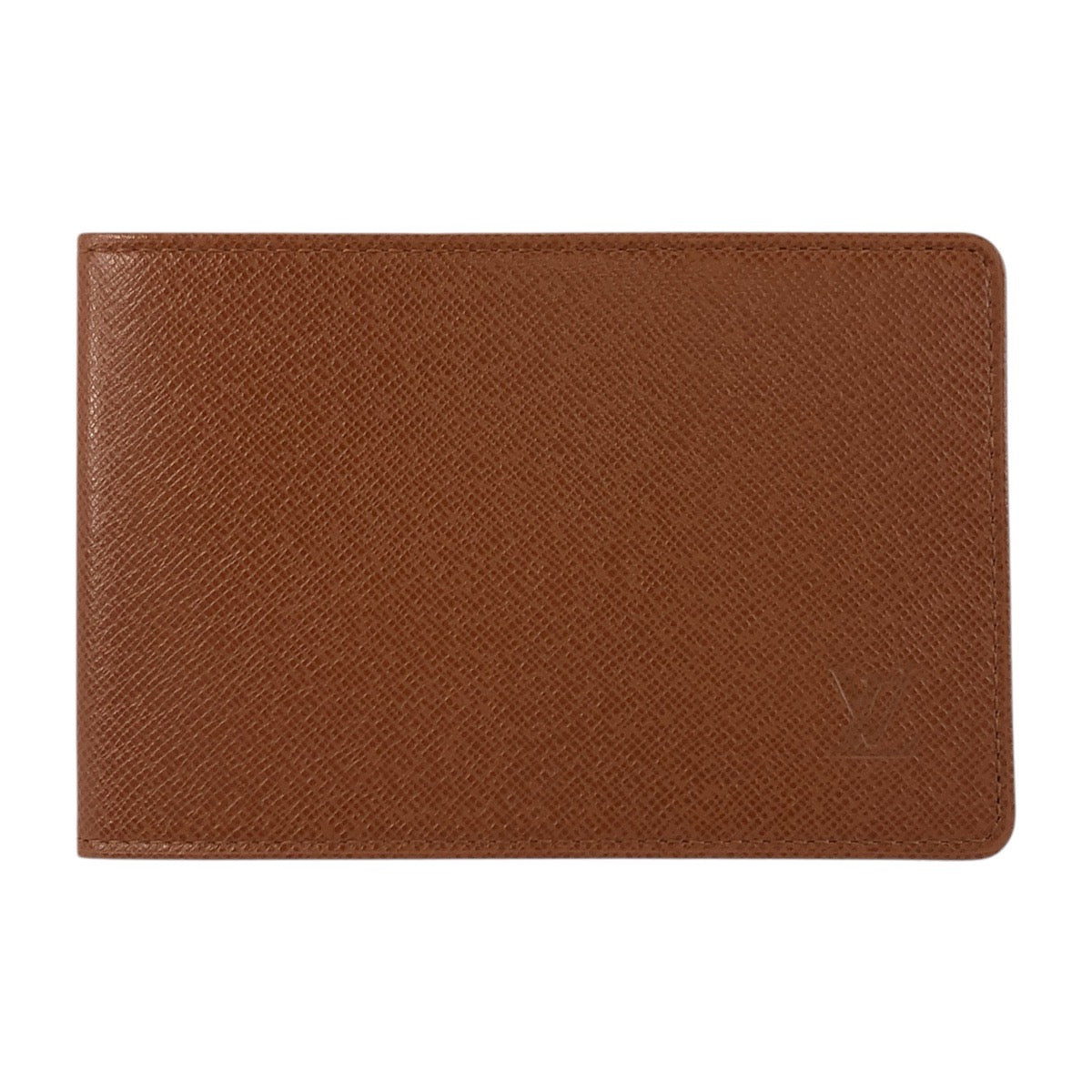 19413
LOUIS VUITTON ルイヴィトン ポルトトレゾール エテュイ パピエ パスケースのみ ブラウン レザー M61202 パスケース  メンズ ABP