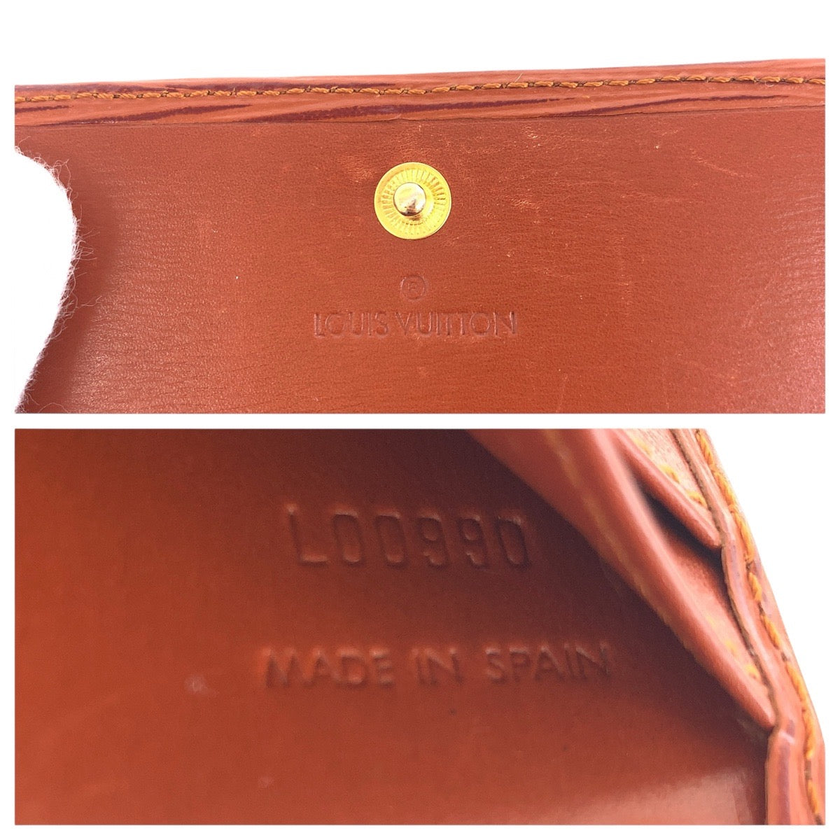 19421
LOUIS VUITTON ルイヴィトン ヴィンテージ エピ ポルトモネ ビエ カルトクレディ ケニアブラウン ブラウン ゴールド金具 レザー M63483 折り財布 コンパクトウォレット  レディース ABP