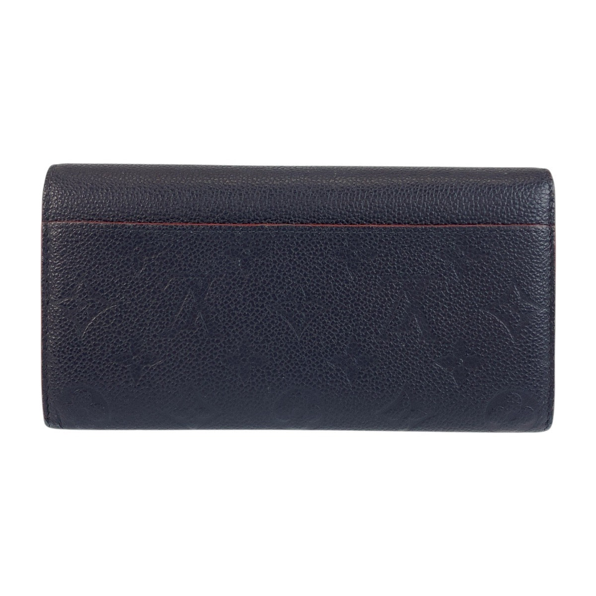 19426
LOUIS VUITTON ルイヴィトン モノグラム アンプラント ポルトフォイユ サラ ネイビー ゴールド金具 レザー M62125 長財布 ロングウォレット  レディース ABP27
