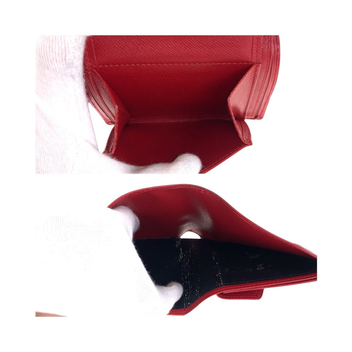 19430
LOUIS VUITTON ルイヴィトン エピ ポルト ビエ コンパクト ルージュ レッド ゴールド金具 エピレザー M63557 折り財布 コンパクトウォレット レディース B5