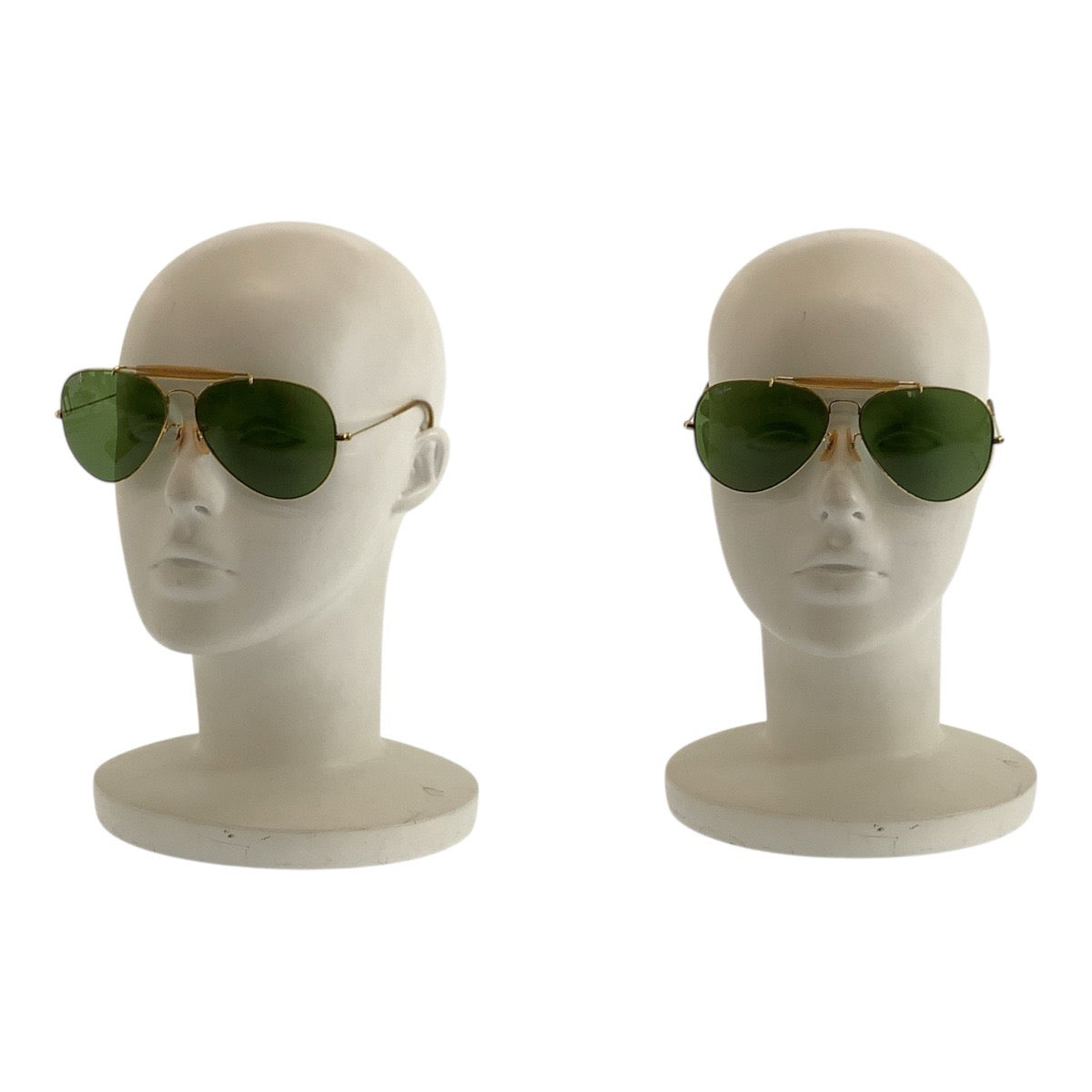 19432
Ray-Ban レイバン ヴィンテージ B&L RAY-BAN U.S.A グリーン ゴールド金具 ガラス / メタル サングラス ティアドロップ  メンズ AB16