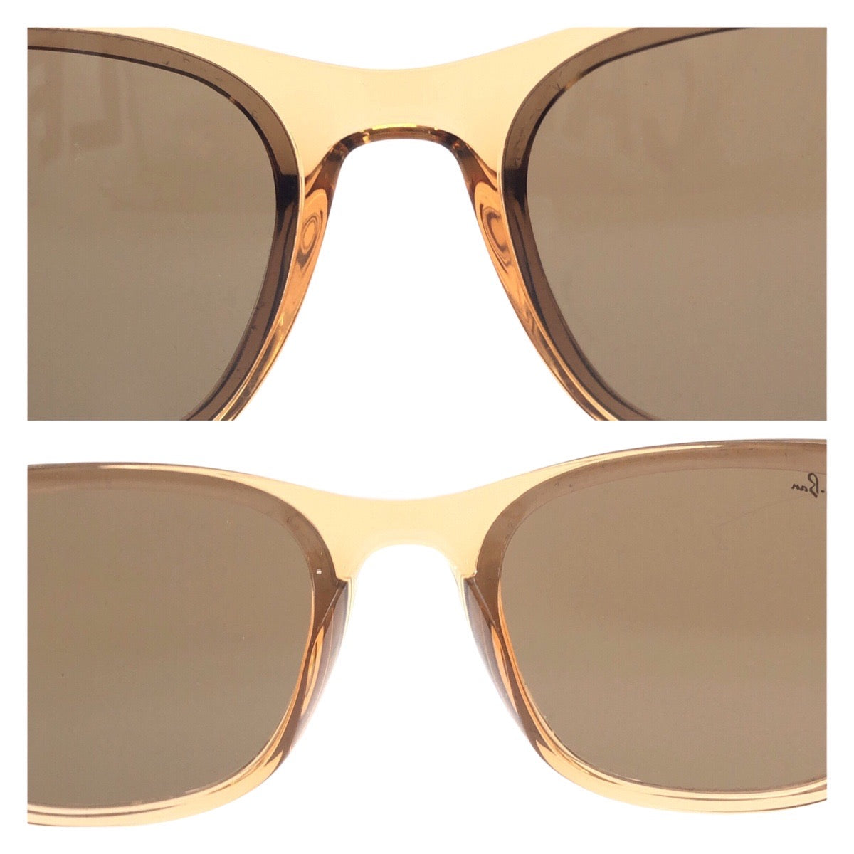 19433
Ray-Ban レイバン アジア限定モデル ブラウン クリア プラスチック RB4391D サングラス ウェリントン  メンズ ABP10