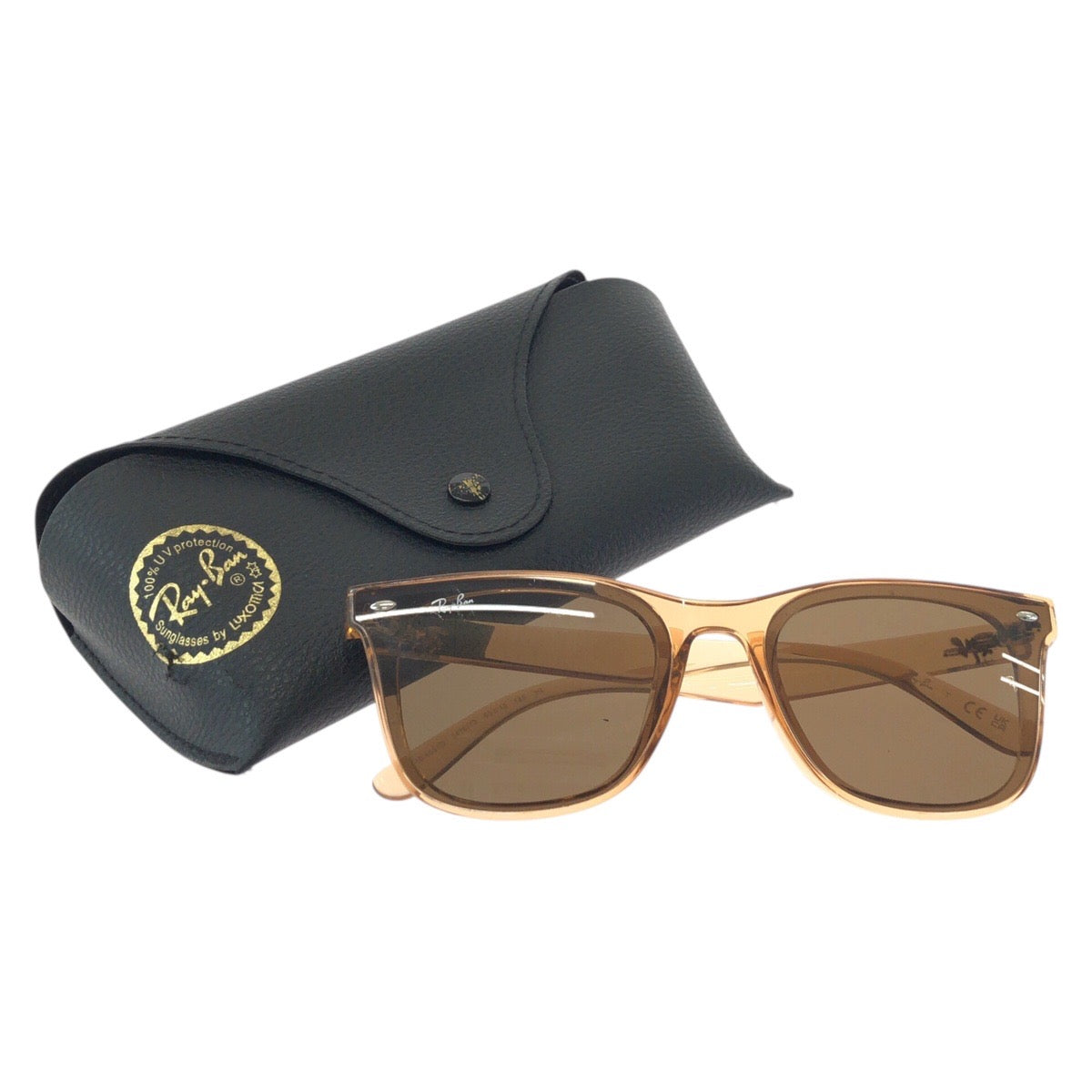 19433
Ray-Ban レイバン アジア限定モデル ブラウン クリア プラスチック RB4391D サングラス ウェリントン  メンズ ABP10