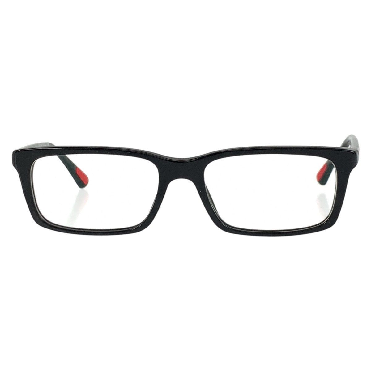 19434
PRADA プラダ リネアロッサ ブラック 黒 レッド プラスチック VPS 02C 55▫︎17 1AB-101 140 メガネ メガネフレーム 男女兼用  メンズ ABP9