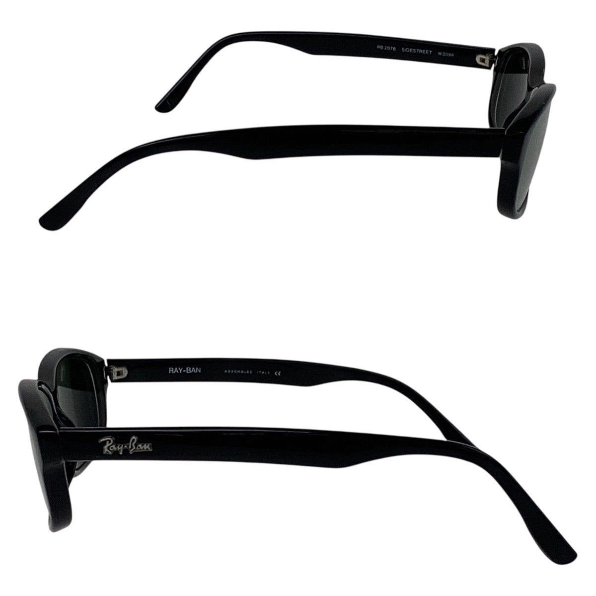 19437
Ray-Ban レイバン ブラック 黒 シルバー金具 プラスチック RB2076 SIDESTREET W3094 サングラス 男女兼用 オーバル メンズ AB7