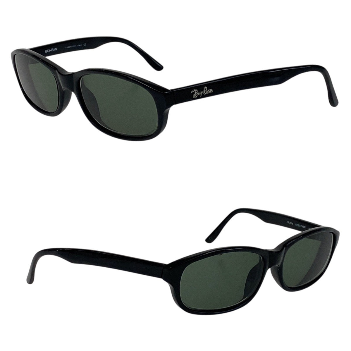 19437
Ray-Ban レイバン ブラック 黒 シルバー金具 プラスチック RB2076 SIDESTREET W3094 サングラス 男女兼用 オーバル メンズ AB7