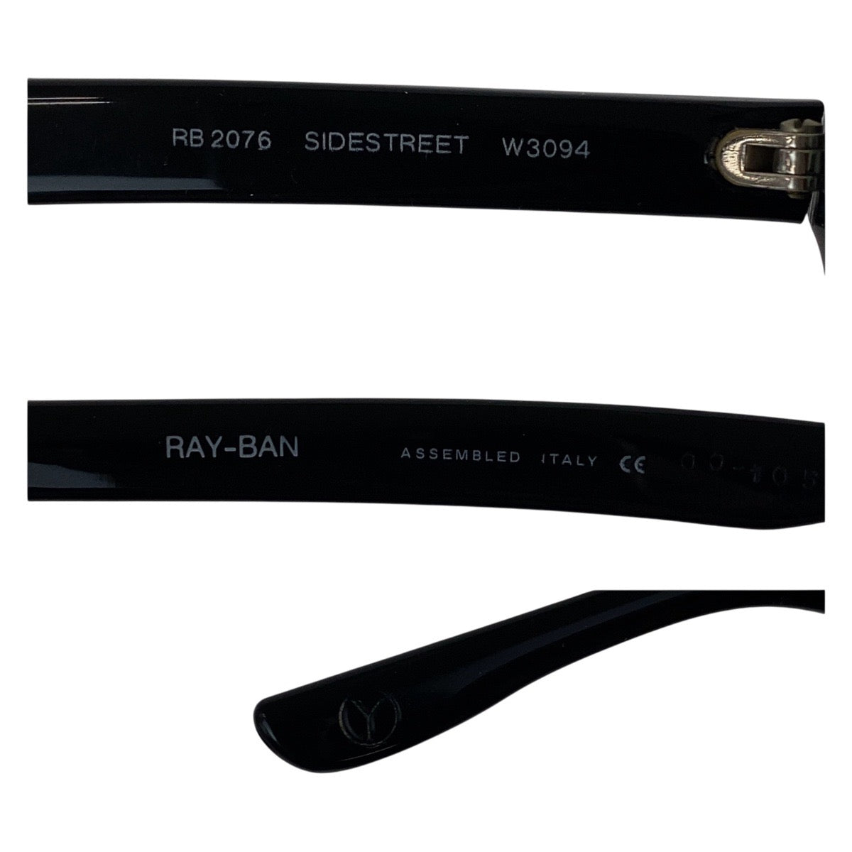 19437
Ray-Ban レイバン ブラック 黒 シルバー金具 プラスチック RB2076 SIDESTREET W3094 サングラス 男女兼用 オーバル メンズ AB7