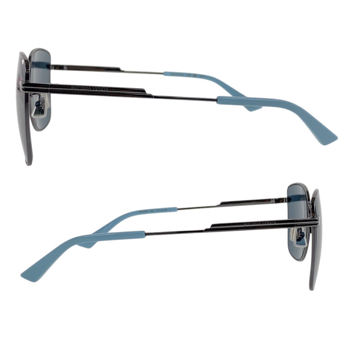 19440
BOTTEGAVENETA ボッテガヴェネタ アジアンフィット ブルー ブラック 黒  プラスチック BV1237S 004 57▫︎16-145 サングラス スクエア  メンズ A20