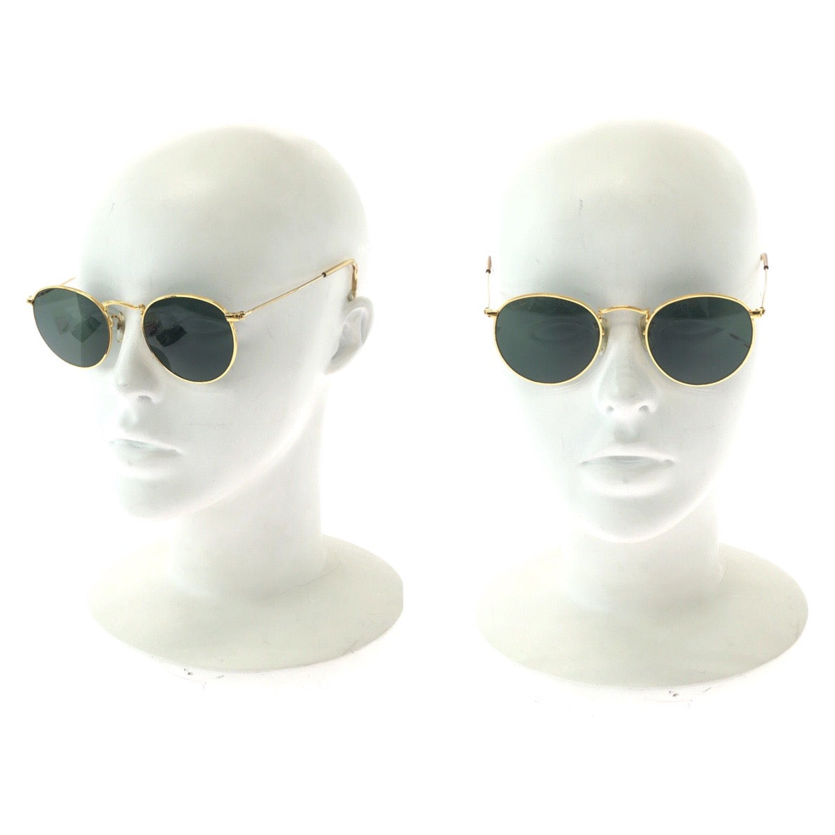 19441
Ray-Ban レイバン ヴィンテージ ゴールド グリーン 合金 サングラス ラウンド  メンズ AB16