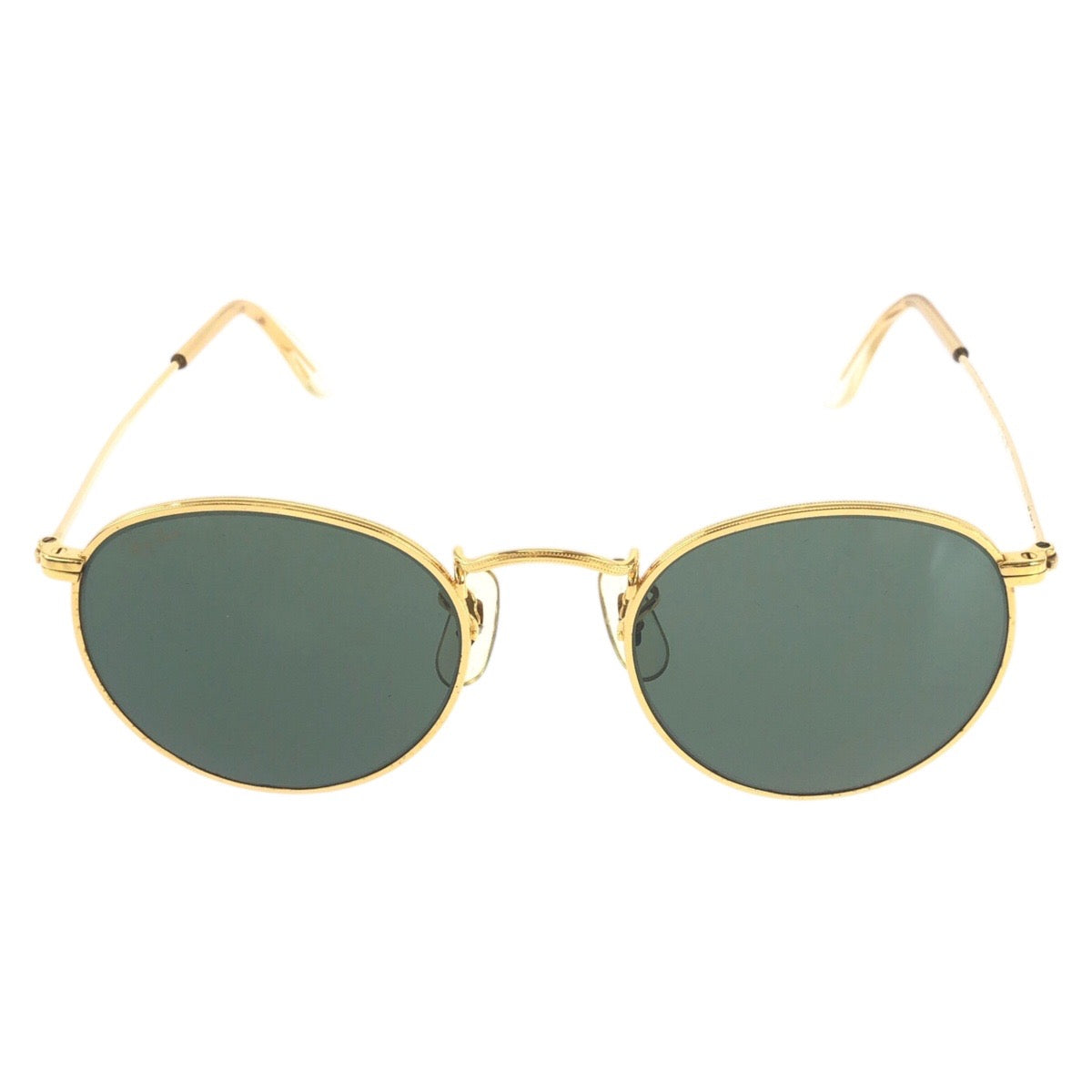 19441
Ray-Ban レイバン ヴィンテージ ゴールド グリーン 合金 サングラス ラウンド  メンズ AB16