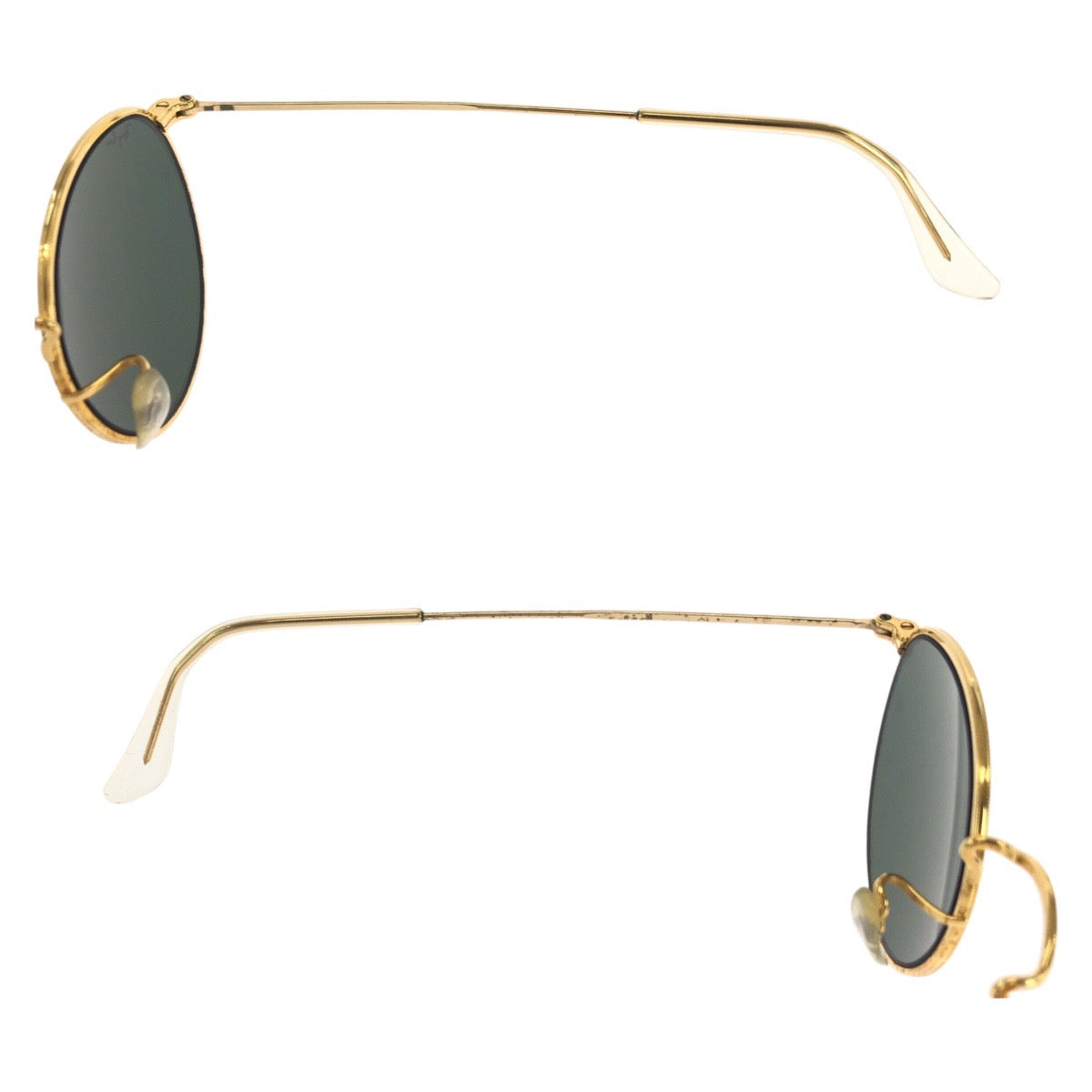 19441
Ray-Ban レイバン ヴィンテージ ゴールド グリーン 合金 サングラス ラウンド  メンズ AB16