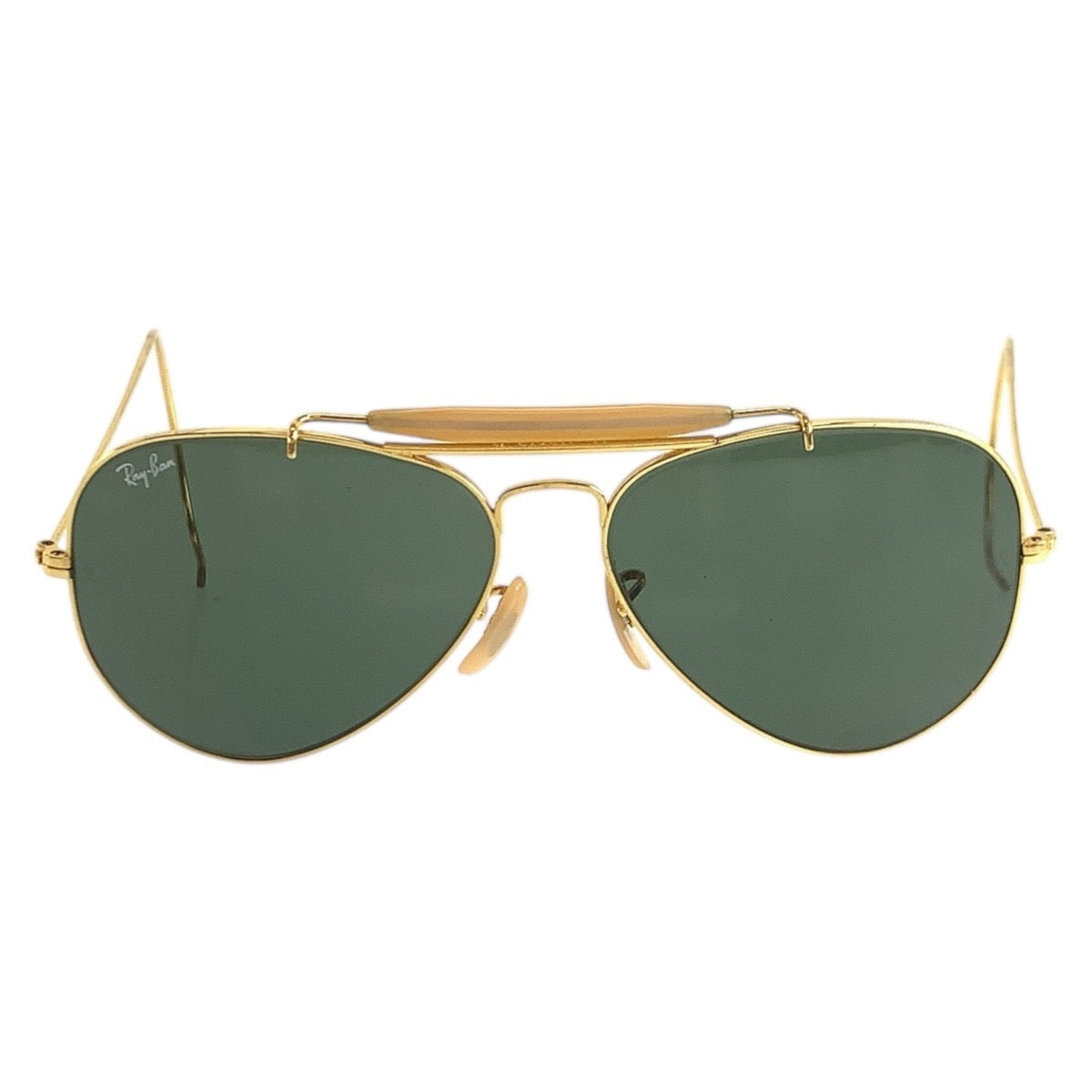 19442
Ray-Ban レイバン アウトドアーズマン B＆L ゴールド グリーン 合金 サングラス ティアドロップ  メンズ AB16
