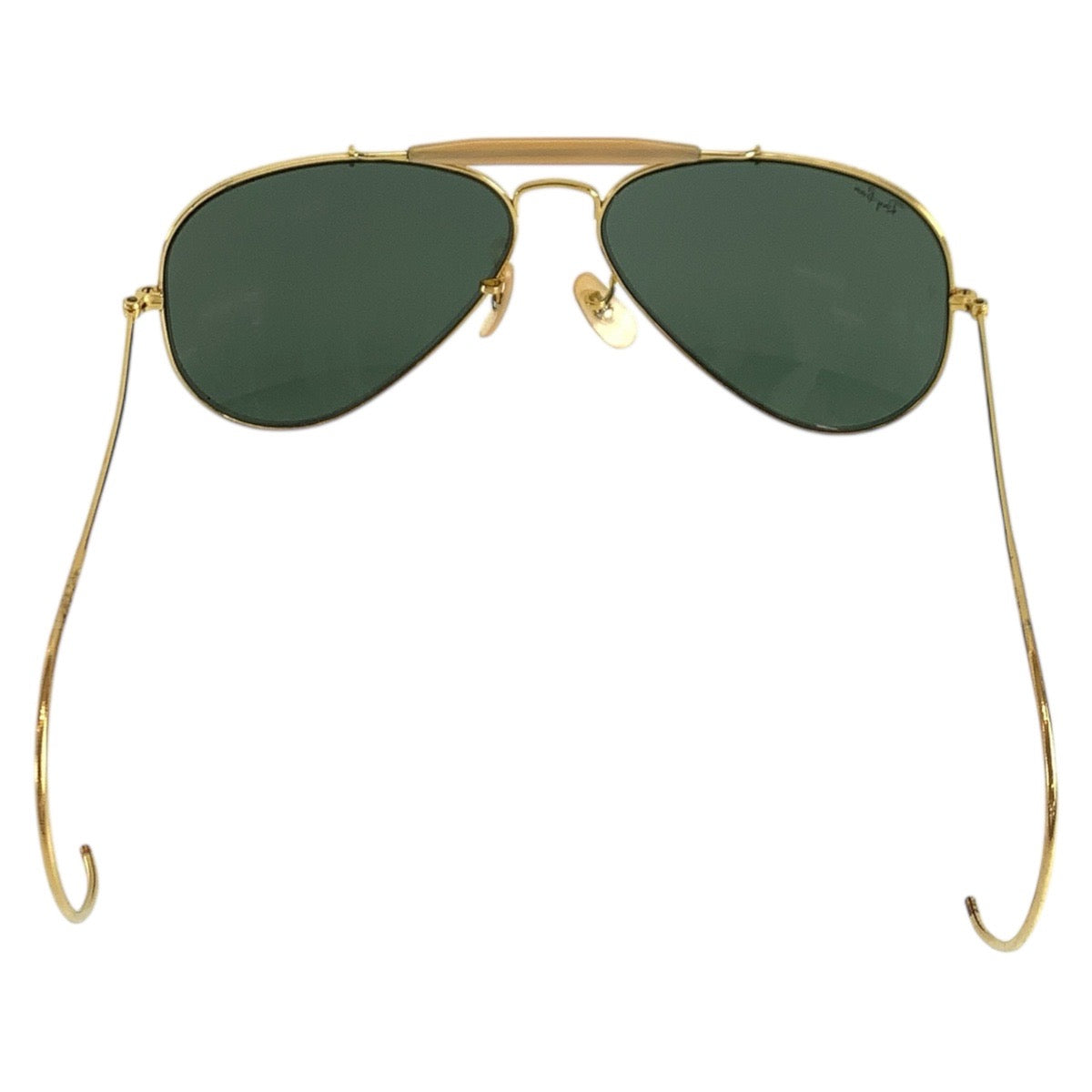 19442
Ray-Ban レイバン アウトドアーズマン B＆L ゴールド グリーン 合金 サングラス ティアドロップ  メンズ AB16