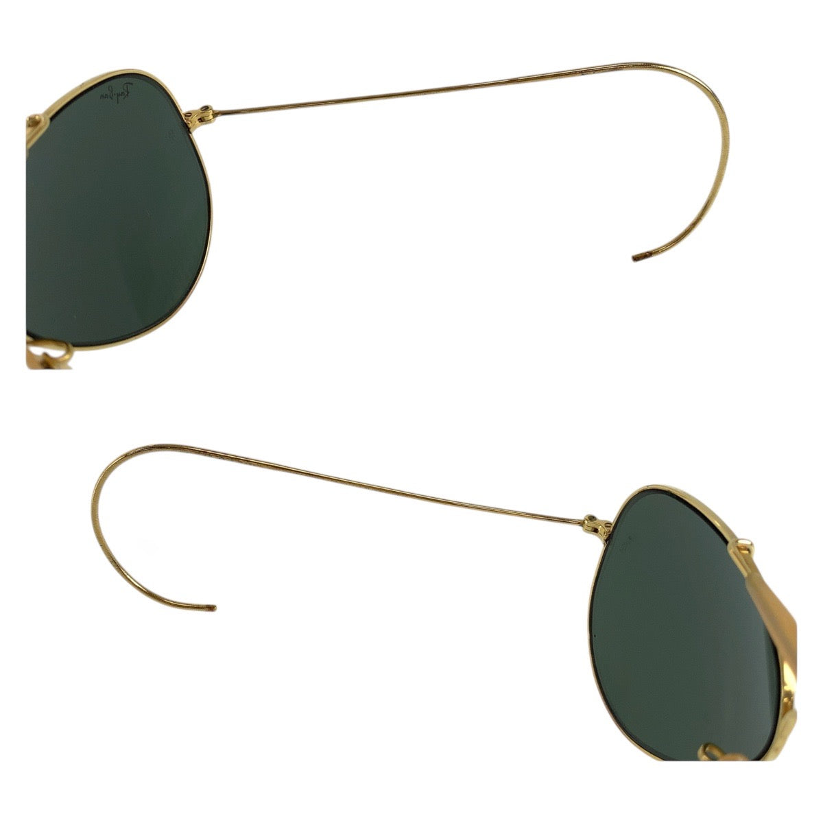 19442
Ray-Ban レイバン アウトドアーズマン B＆L ゴールド グリーン 合金 サングラス ティアドロップ  メンズ AB16