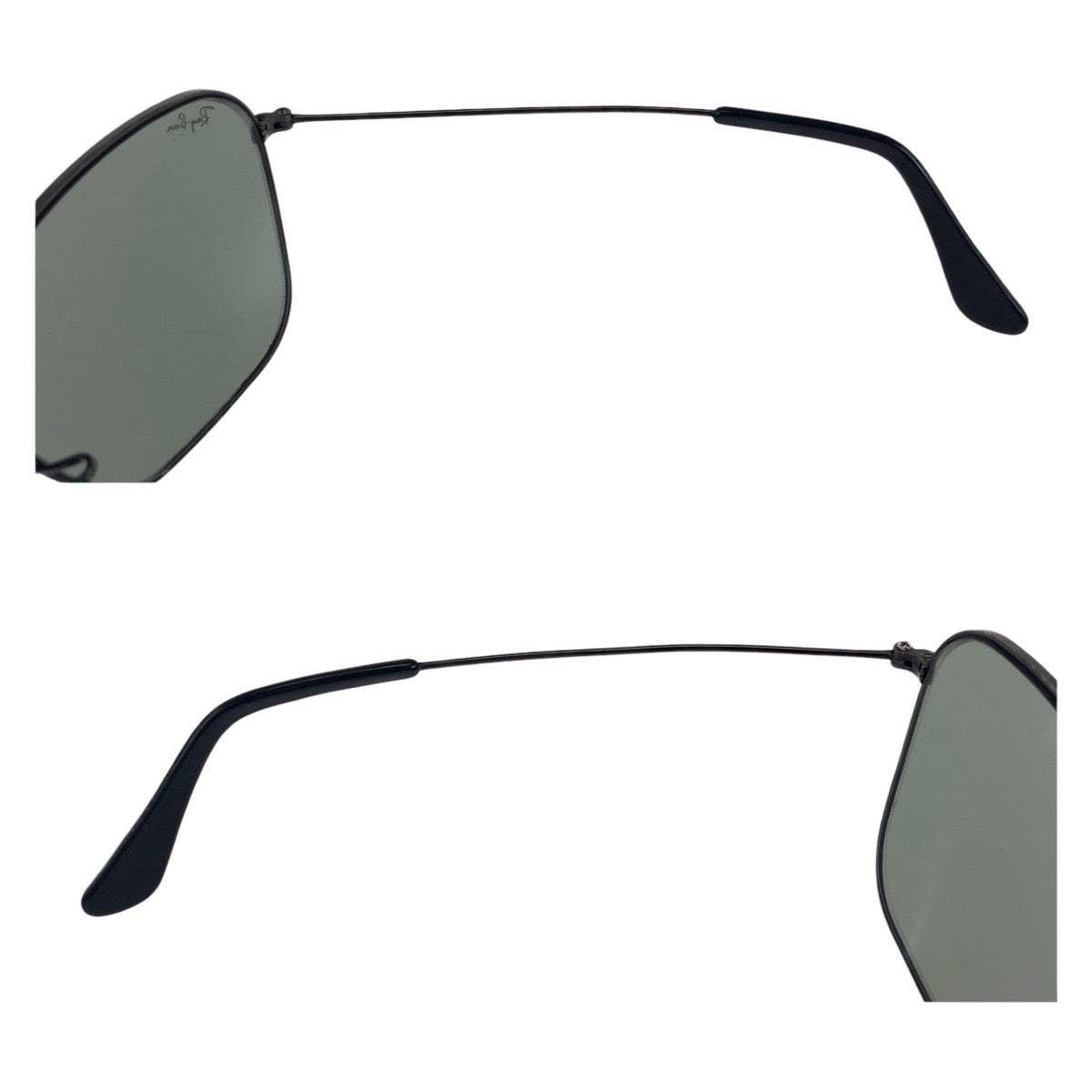 19443
Ray-Ban レイバン ヴィンテージ B＆L ブラック グリーン 合金 サングラス スクエア メンズ ABP16