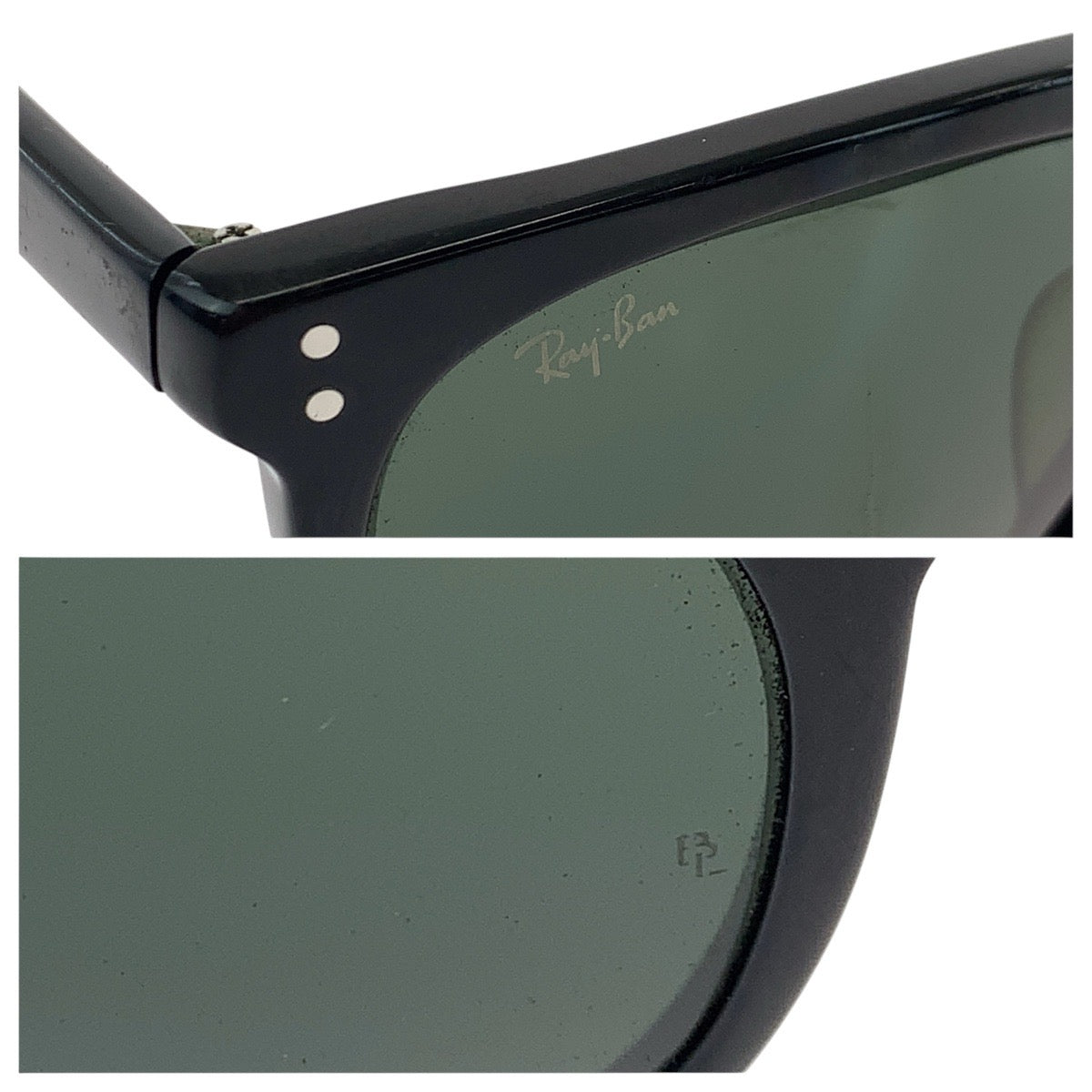 19445
Ray-Ban レイバン B&L HUDSON 男女兼用 ブラック 黒 プラスチック 54□17 サングラス ウェリントン メンズ B15