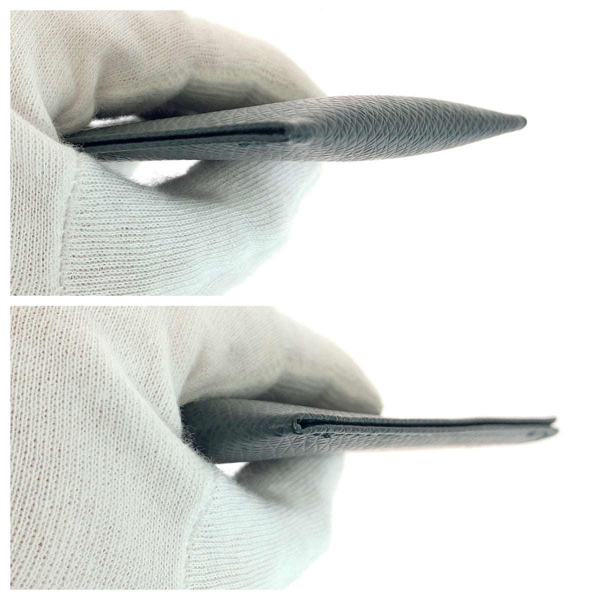 19450
LOUIS VUITTON ルイヴィトン エピ エテュイ カルト デヴィジット トワレット エピセア ダークグリーン レザー M30544 カードケース パスケース  メンズ A13