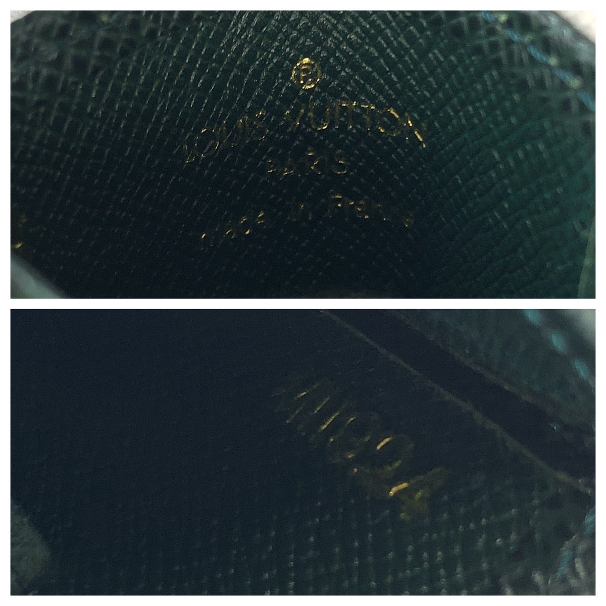 19450
LOUIS VUITTON ルイヴィトン エピ エテュイ カルト デヴィジット トワレット エピセア ダークグリーン レザー M30544 カードケース パスケース  メンズ A13