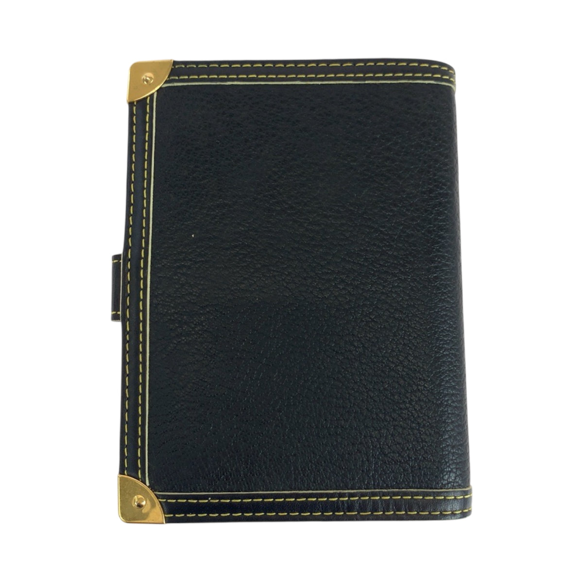 19461
LOUIS VUITTON ルイヴィトン スハリ アジェンダPM ブラック 黒 ゴールド金具 レザー R20884 手帳カバー 6穴式  メンズ AB13
