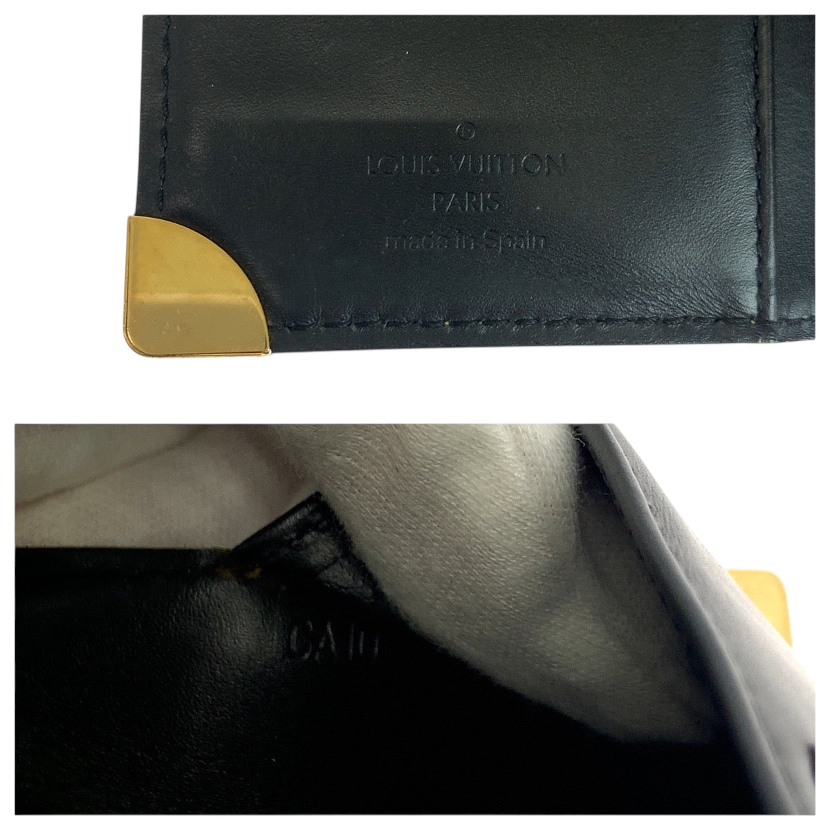 19461
LOUIS VUITTON ルイヴィトン スハリ アジェンダPM ブラック 黒 ゴールド金具 レザー R20884 手帳カバー 6穴式  メンズ AB13