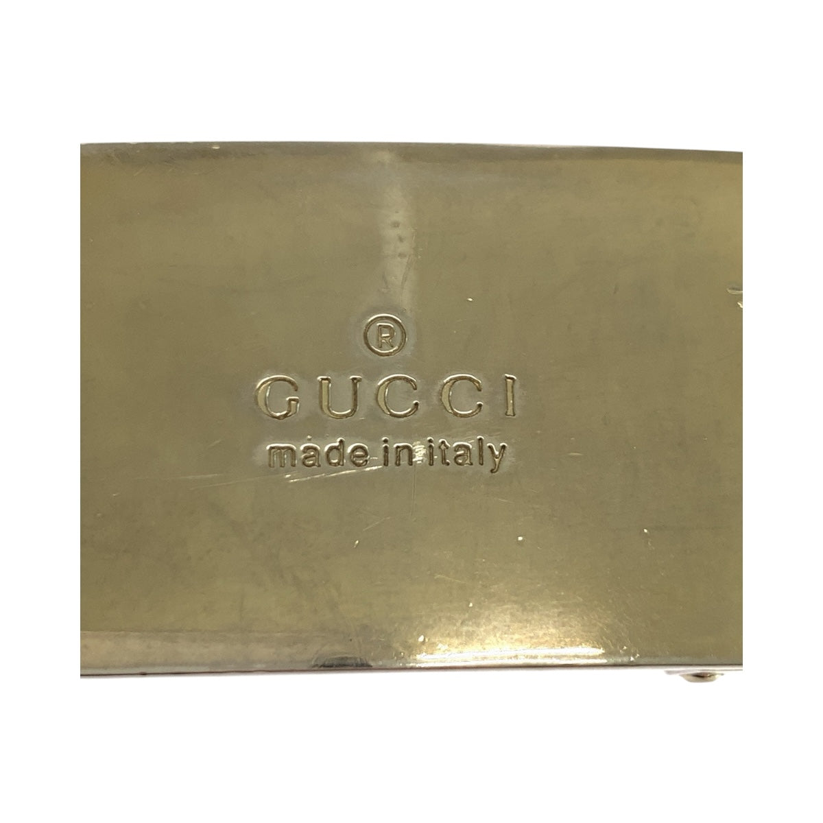 19467
GUCCI グッチ ベルトサイズ30 ゴールド メッキ バックルのみ  メンズ AB5