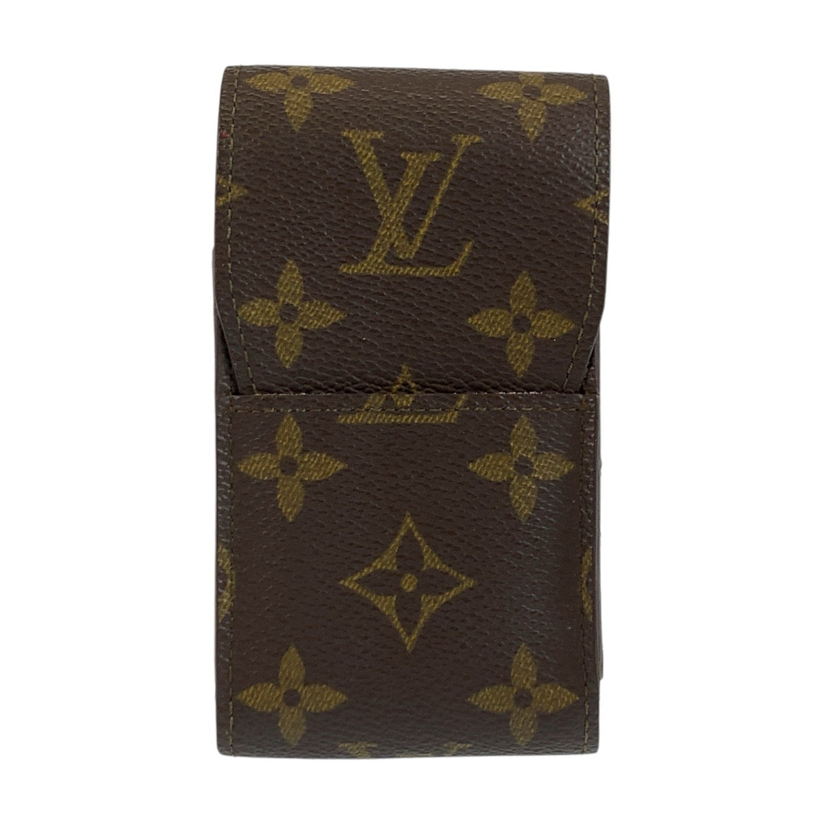 19473
LOUIS VUITTON ルイヴィトン モノグラム エテュイ シガレット ブラウン PVC M63024 タバコケース シガレットケース  メンズ ABP