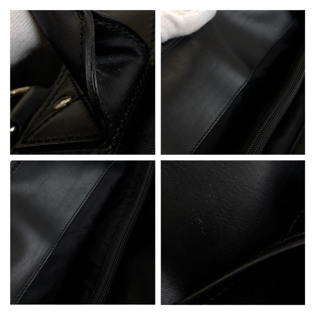 19483
GUCCI グッチ シェリーライン ブラック 黒 シルバー金具 ナイロン 246410 ビジネスバッグ ハンドバッグ メンズ ABP45