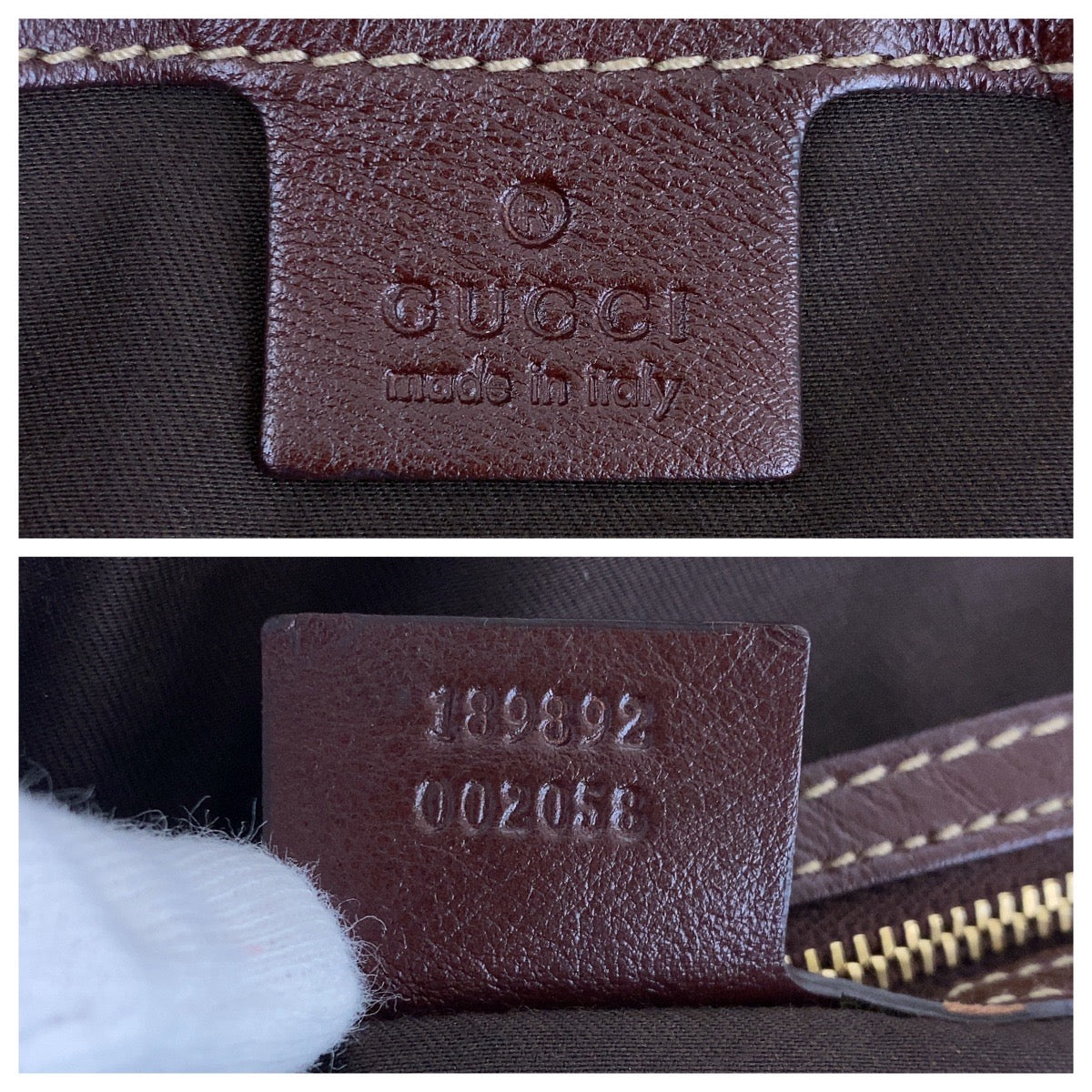 19485
GUCCI グッチ ベージュ ブラウン ゴールド金具 GGキャンバス / レザー 189892 ハンドバッグ ミニボストン レディース A50