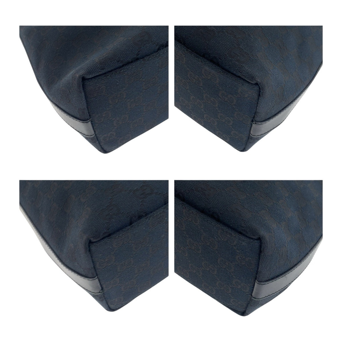19493
GUCCI グッチ ブラック 黒 シルバー金具 GGキャンバス 000 0602 ショルダーバッグ 肩掛け レディース AB48