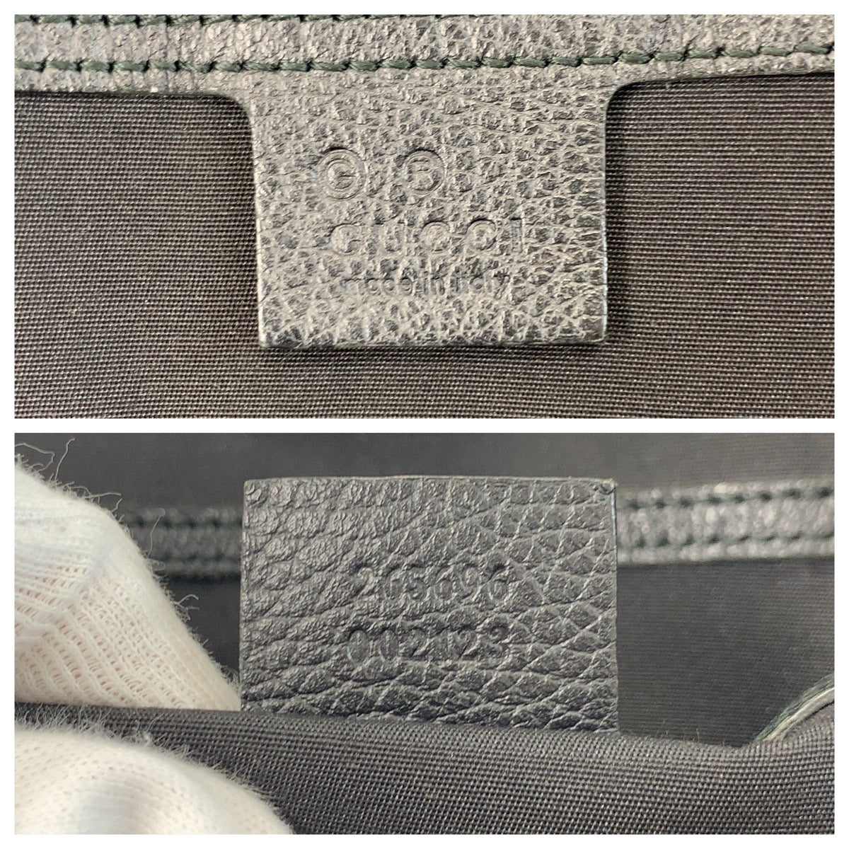 19494
GUCCI グッチ ブラック 黒 シルバー金具 GGキャンバス / レザー 265696 トートバッグ ショルダーバッグ レディース AB34