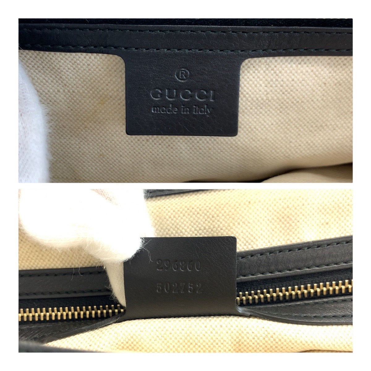 19500
GUCCI グッチ バンブー ブラック 黒 ゴールド金具 レザー 296860 ハンドバッグ レディース ABP55