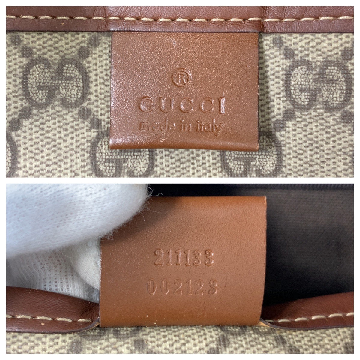 19501
GUCCI グッチ シェリーライン ベージュ ゴールド金具 GGスプリームキャンバス / レザー 211133 ボストンバッグ ハンドバッグ レディース ABP55