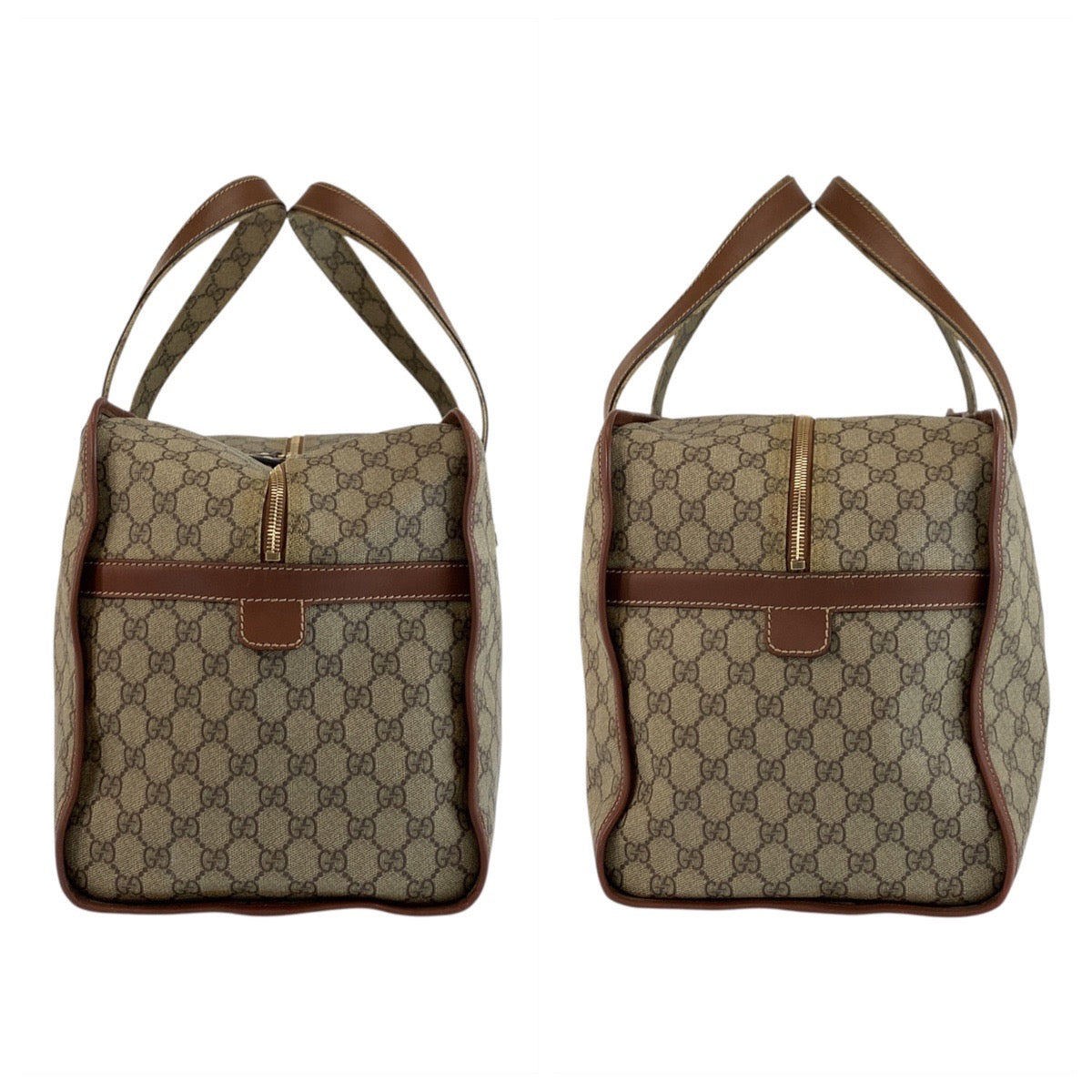 19501
GUCCI グッチ シェリーライン ベージュ ゴールド金具 GGスプリームキャンバス / レザー 211133 ボストンバッグ ハンドバッグ レディース ABP55