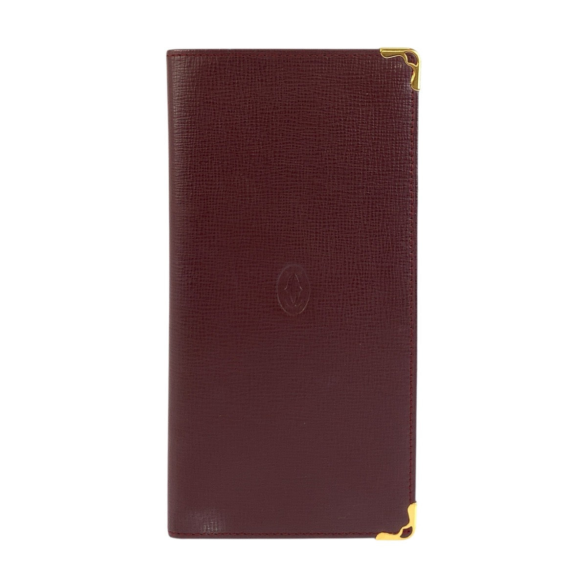19505
CARTIER カルティエ マストライン ボルドー ゴールド金具 レザー 長財布 札入れ ロングウォレット  メンズ A15