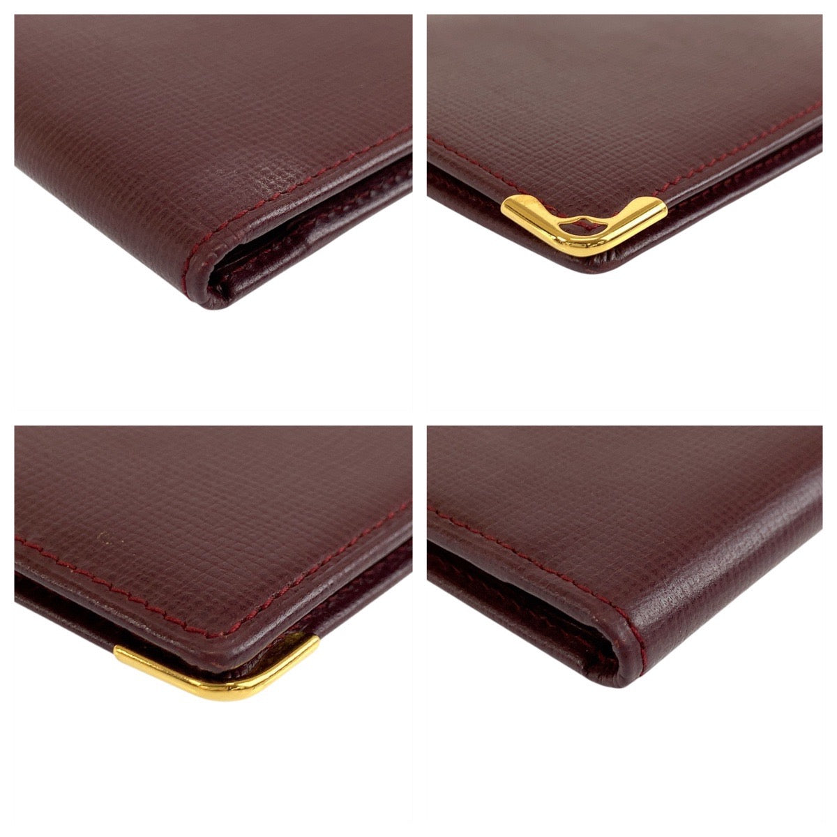 19505
CARTIER カルティエ マストライン ボルドー ゴールド金具 レザー 長財布 札入れ ロングウォレット  メンズ A15