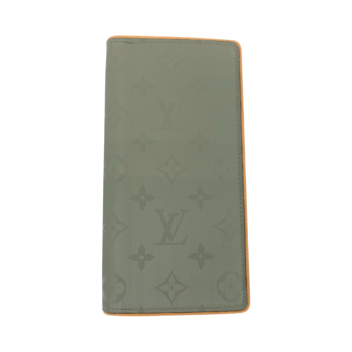 19514
LOUIS VUITTON ルイヴィトン モノグラム チタニウム ポルトフォイユ ブラザ グレー ブラウン シルバー金具 レザー M63236  長財布 ロングウォレット  メンズ A69