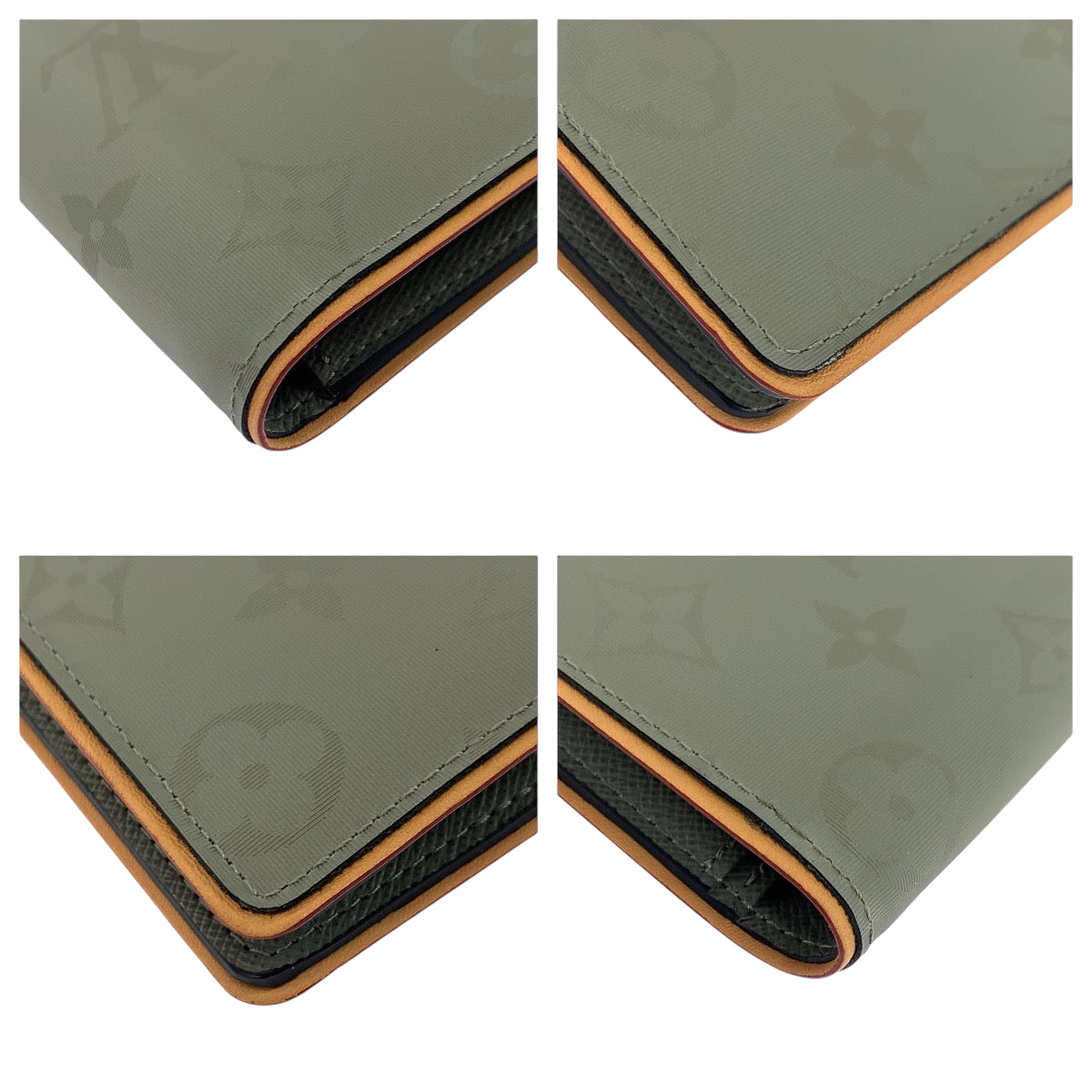 19514
LOUIS VUITTON ルイヴィトン モノグラム チタニウム ポルトフォイユ ブラザ グレー ブラウン シルバー金具 レザー M63236  長財布 ロングウォレット  メンズ A69