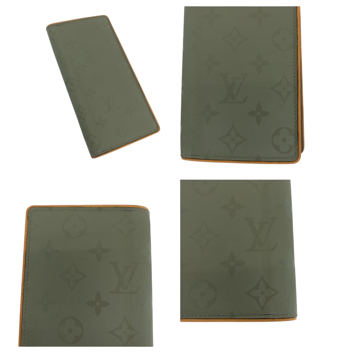 19514
LOUIS VUITTON ルイヴィトン モノグラム チタニウム ポルトフォイユ ブラザ グレー ブラウン シルバー金具 レザー M63236  長財布 ロングウォレット  メンズ A69