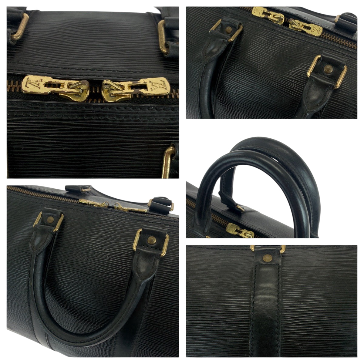 19518
LOUIS VUITTON ルイヴィトン エピ キーポル45 ノワール ブラック 黒 ゴールド金具 エピレザー M42972 ボストンバッグ ハンドバッグ メンズ AB64