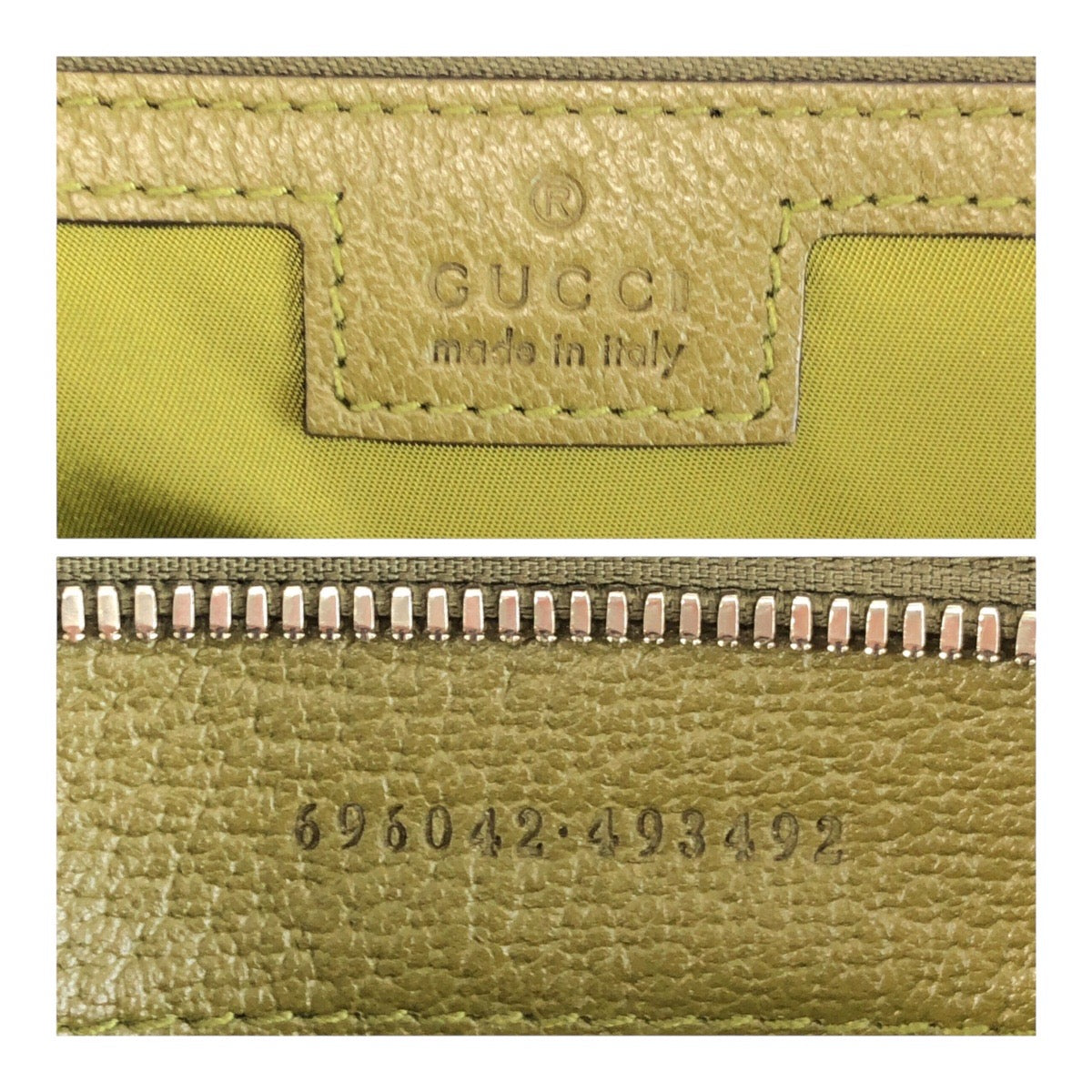 19519
GUCCI グッチ オフザグリット グリーン シルバー金具 ナイロン / レザー 696042 トートバッグ ビジネスバッグ 2WAY  メンズ A11
