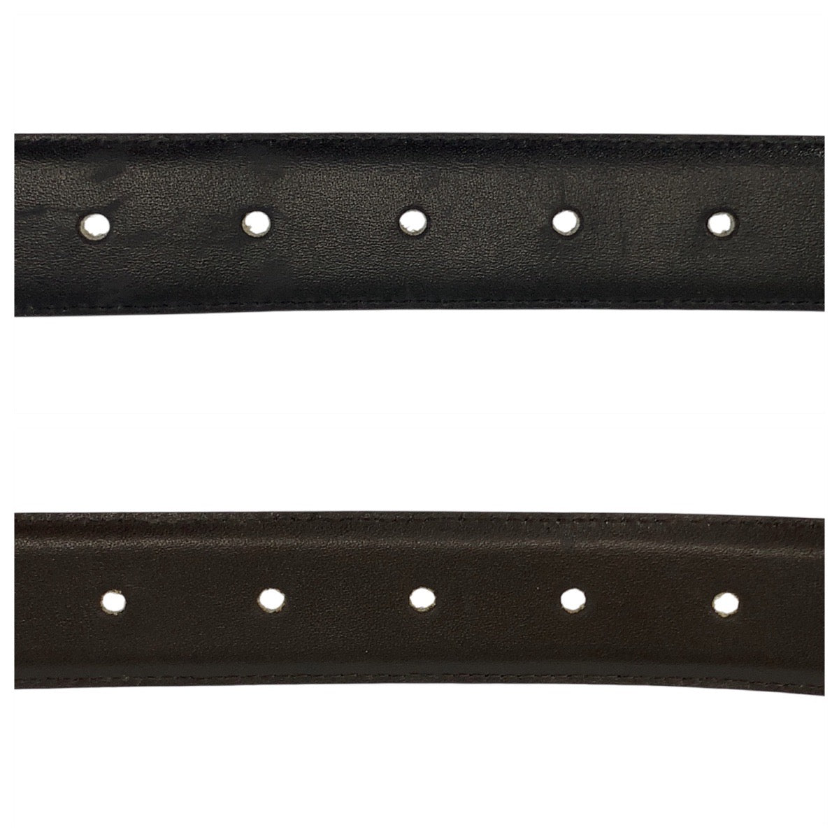19523
CELINE Vintage Carriage Clasp 74cm Black Leather Belt with Gold Hardware Buckle for Women ABP15