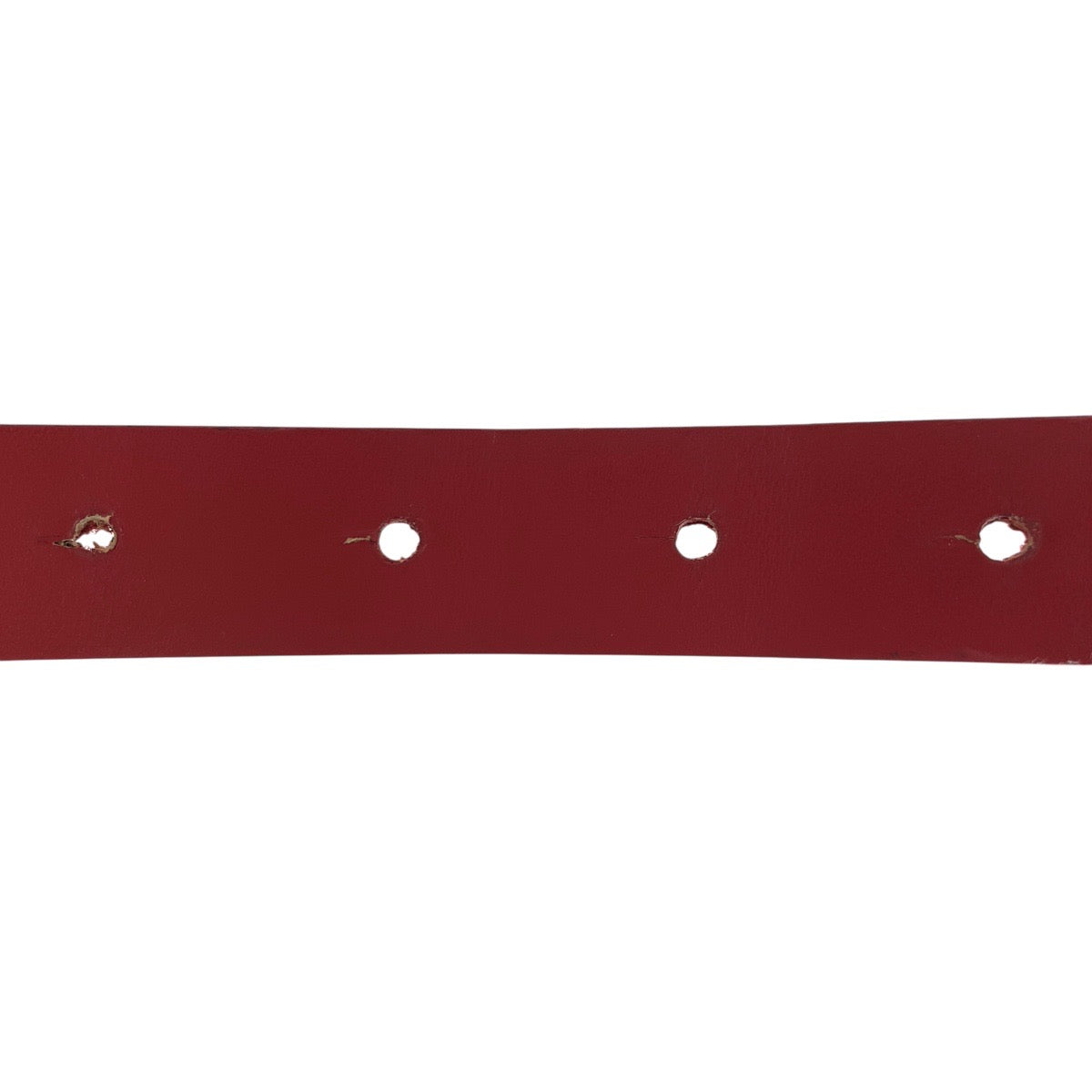 19524
GUCCI グッチ Gバックル レッド ゴールド金具 レザー 037 1766 1429 ベルト  レディース AB13