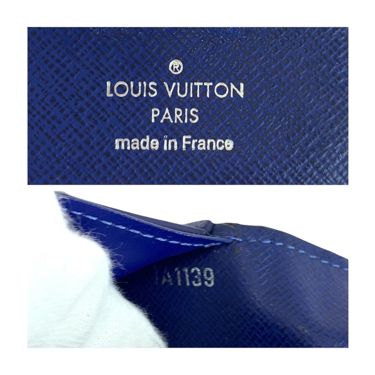 19532
LOUIS VUITTON ルイヴィトン タイガラマ ポルトフォイユ ブラザ コバルト ブルー シルバー金具 タイガ M30297 長財布 ロングウォレット  メンズ AB17