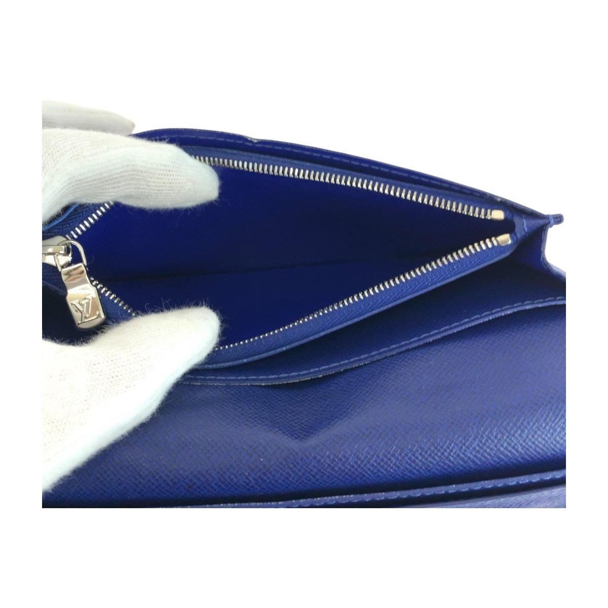 19532
LOUIS VUITTON ルイヴィトン タイガラマ ポルトフォイユ ブラザ コバルト ブルー シルバー金具 タイガ M30297 長財布 ロングウォレット  メンズ AB17