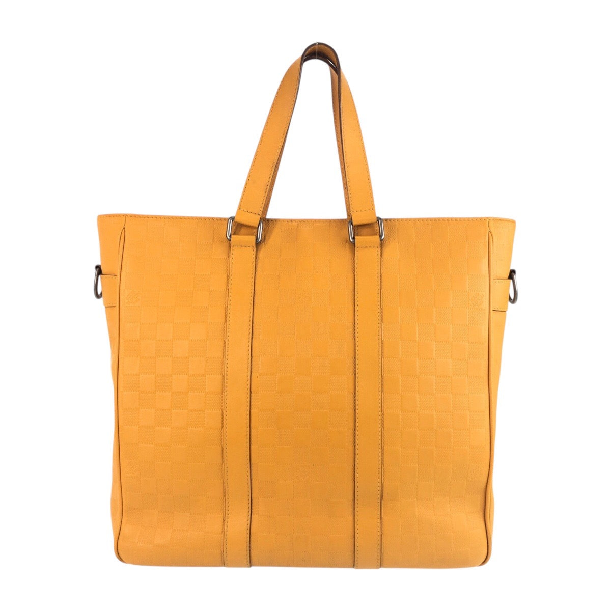 19535
LOUIS VUITTON ルイヴィトン ダミエ アンフィニ ソラール シルバー金具 レザー N41228 トートバッグ ビジネスバッグ 男女兼用 メンズ AB69