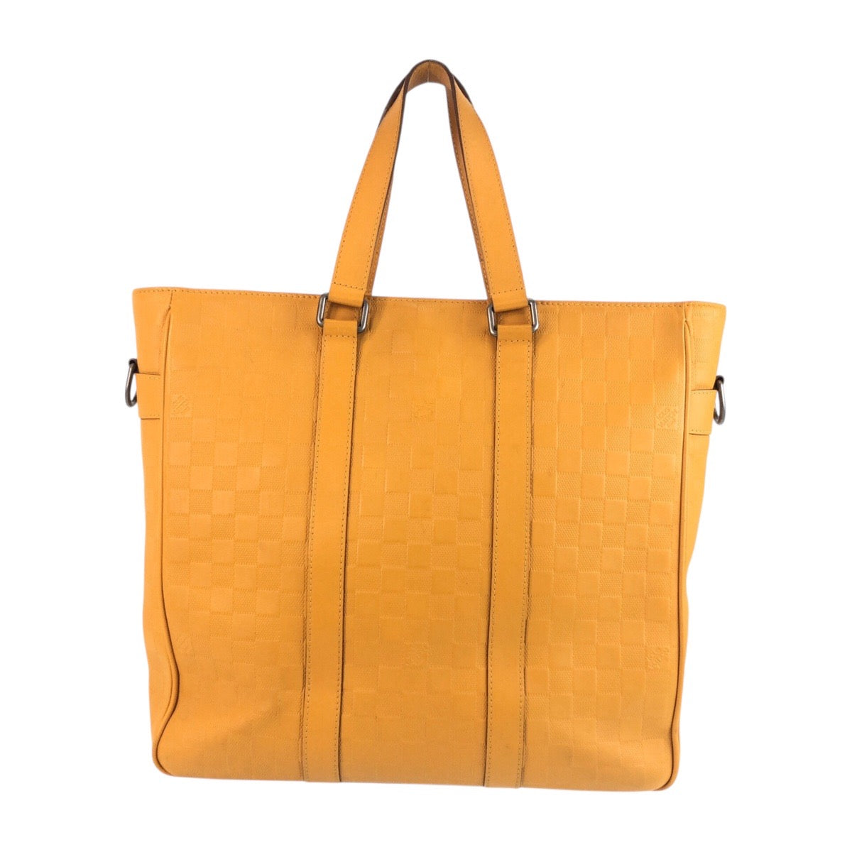 19535
LOUIS VUITTON ルイヴィトン ダミエ アンフィニ ソラール シルバー金具 レザー N41228 トートバッグ ビジネスバッグ 男女兼用 メンズ AB69