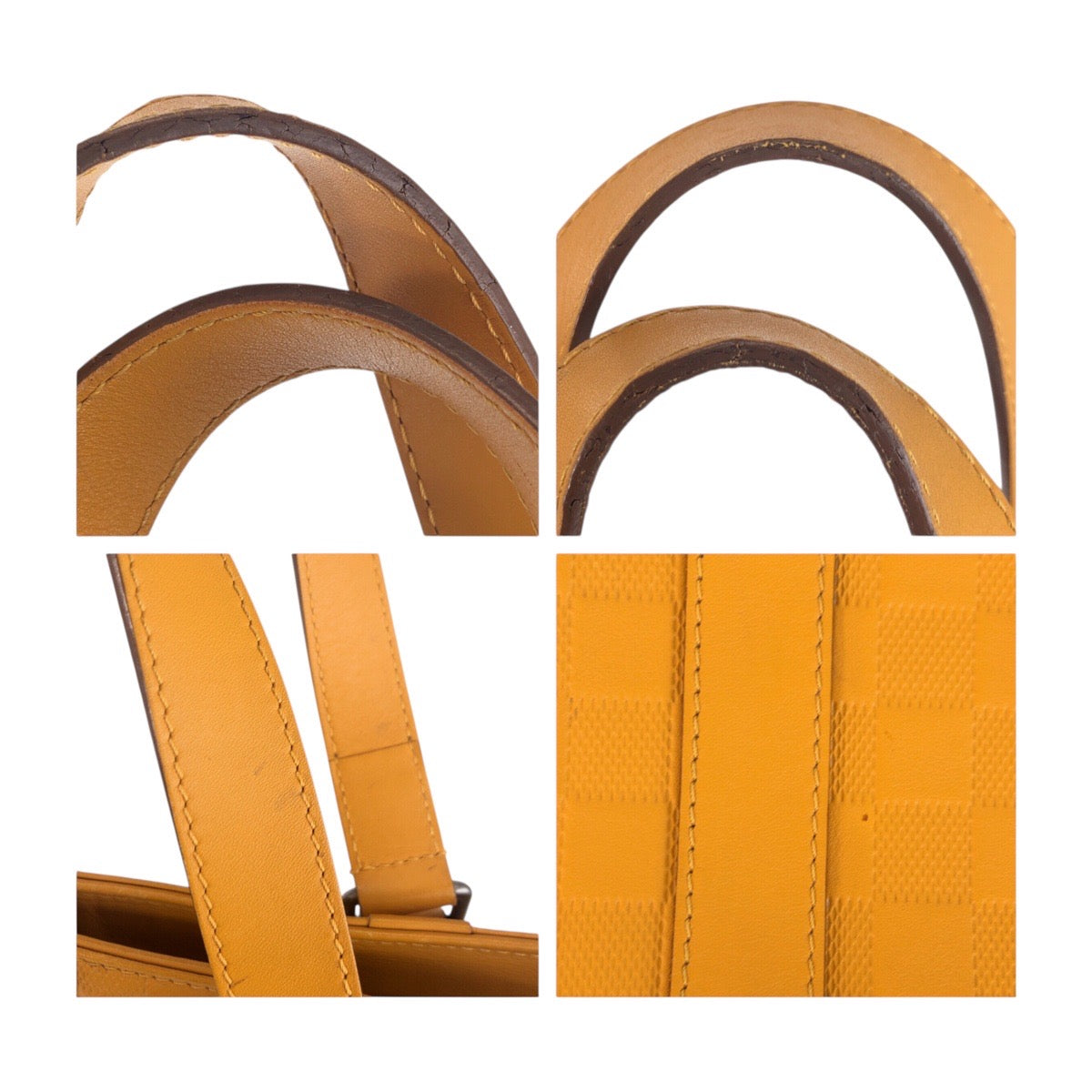 19535
LOUIS VUITTON ルイヴィトン ダミエ アンフィニ ソラール シルバー金具 レザー N41228 トートバッグ ビジネスバッグ 男女兼用 メンズ AB69