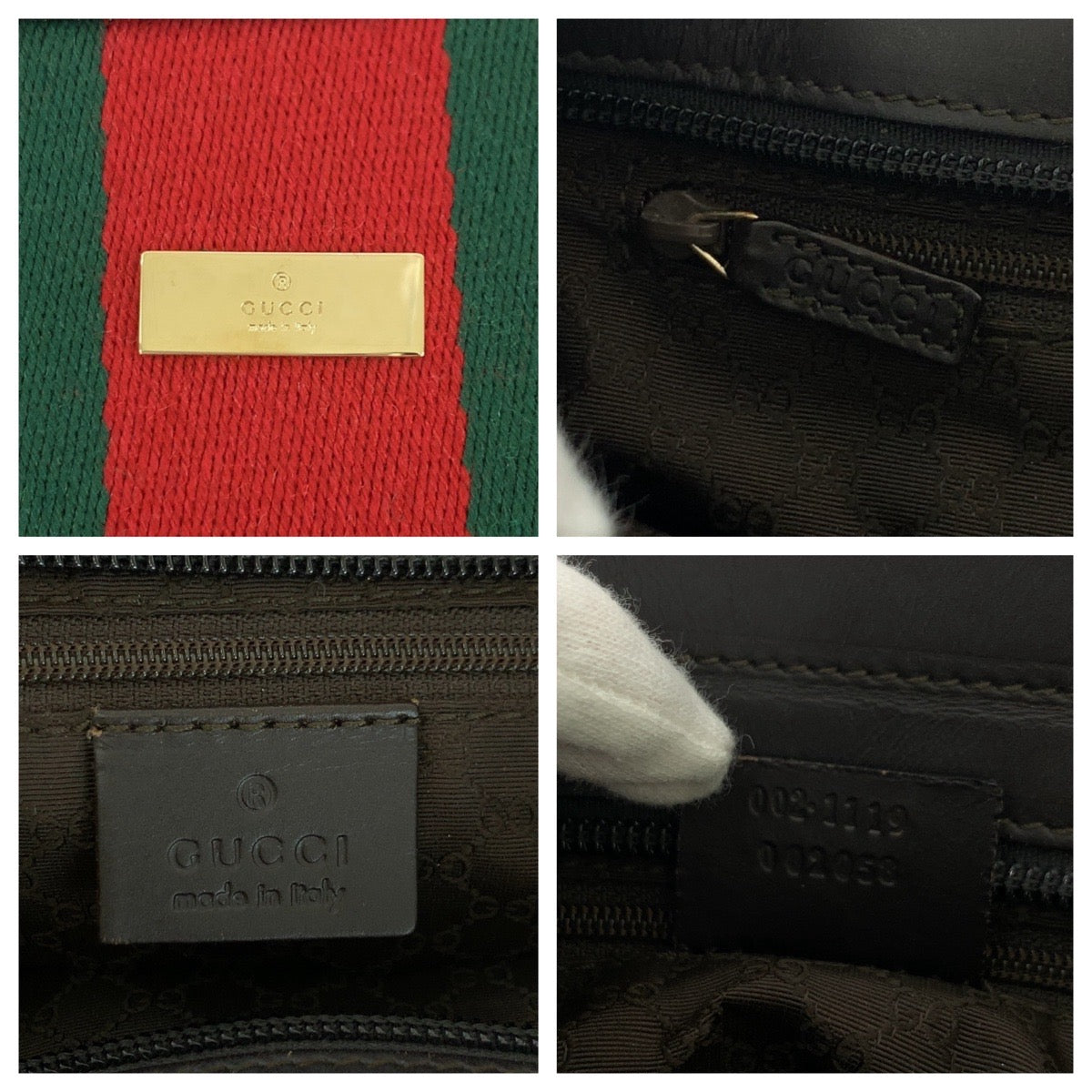 19540
GUCCI グッチ シェリーライン ベージュ キャメル ブラウン キャンバス / レザー 002.1119 トートバッグ ショルダーバッグ レディース ABP38