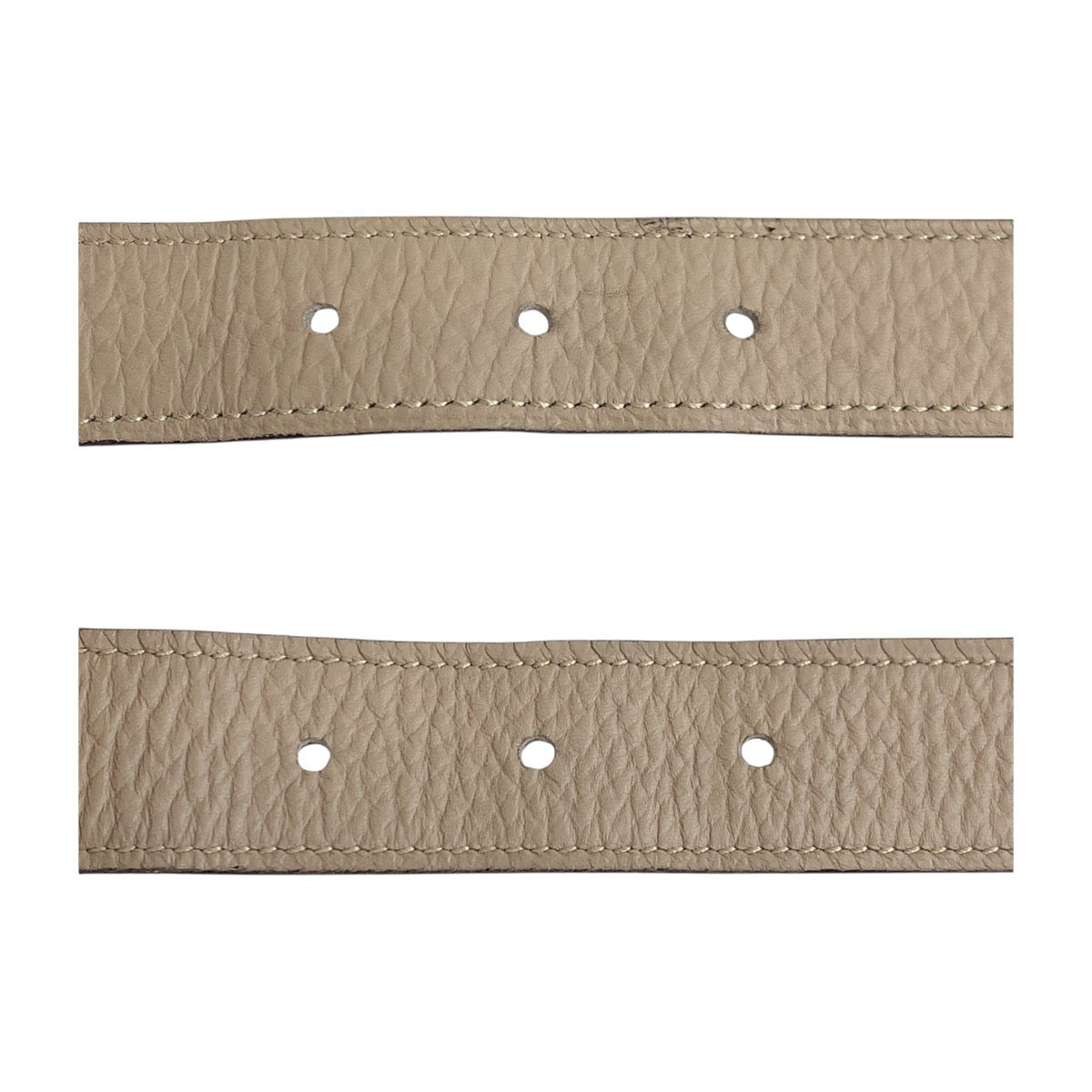 19542
HERMES エルメス エトリヴィエール ベージュ シルバー金具 トゴ ベルト □D刻印 メンズ AB59