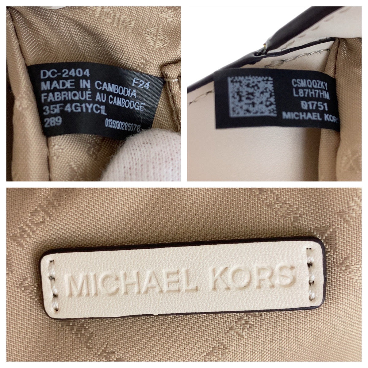 19549
Michael Kors マイケルコース LYRA フラップ クロスボディ スモール ホワイト アイボリー ゴールド金具 レザー 35F4G1YC1L ショルダーバッグ ポシェット  レディース A17